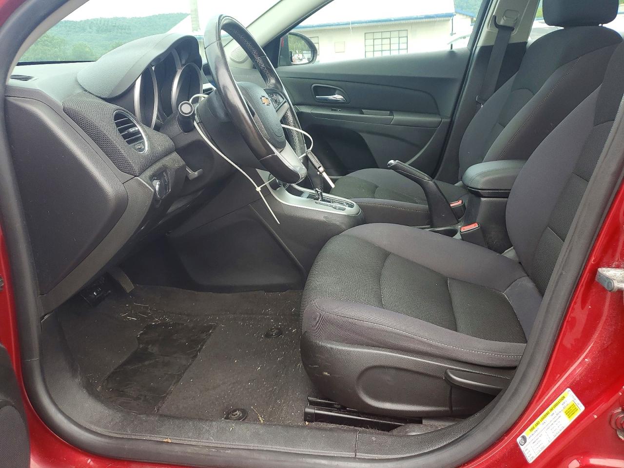2014 Chevrolet Cruze Lt Red vin: 1G1PC5SB1E7456775