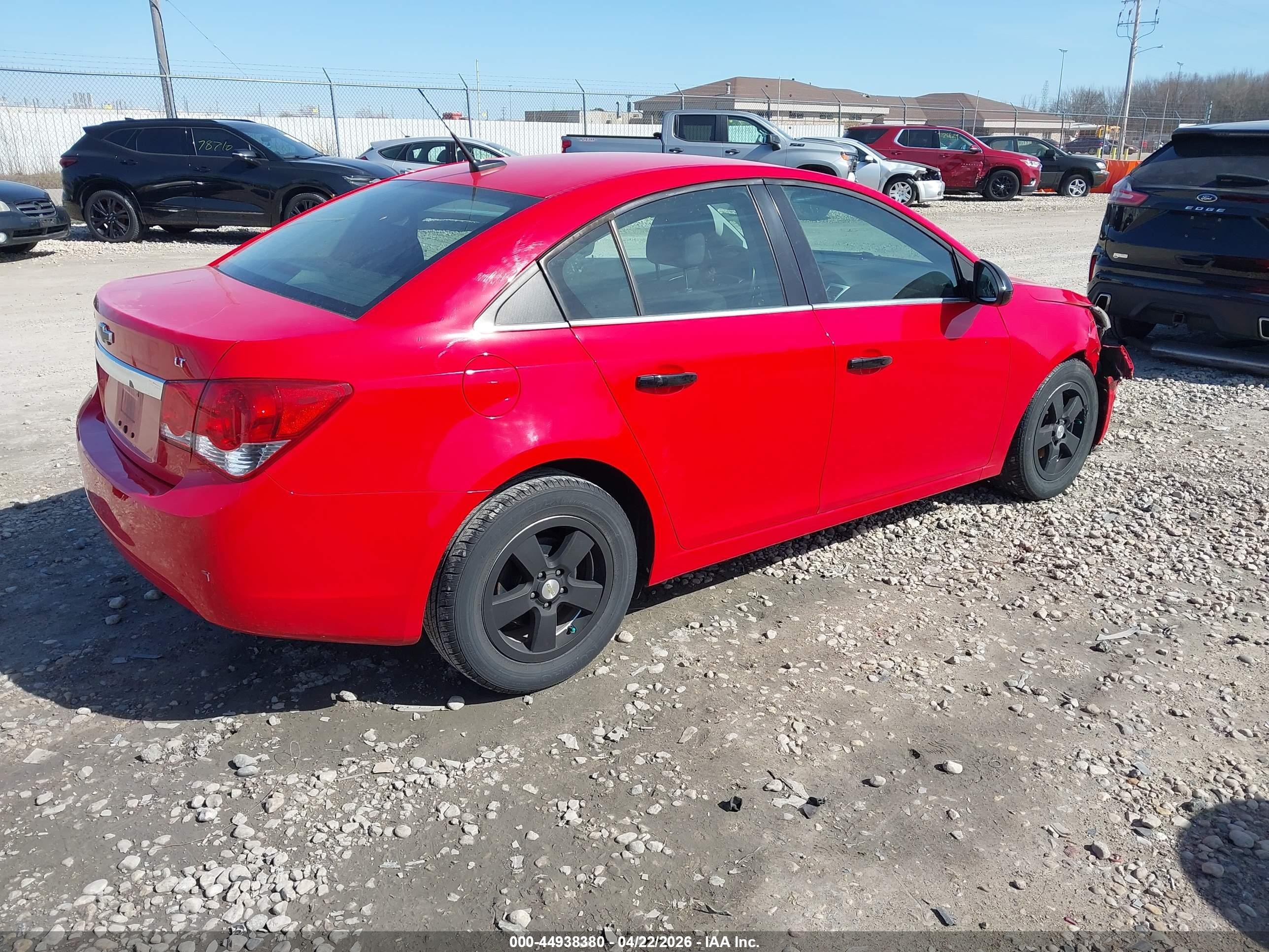 2014 Chevrolet Cruze 1lt Auto Красный vin: 1G1PC5SB1E7457327