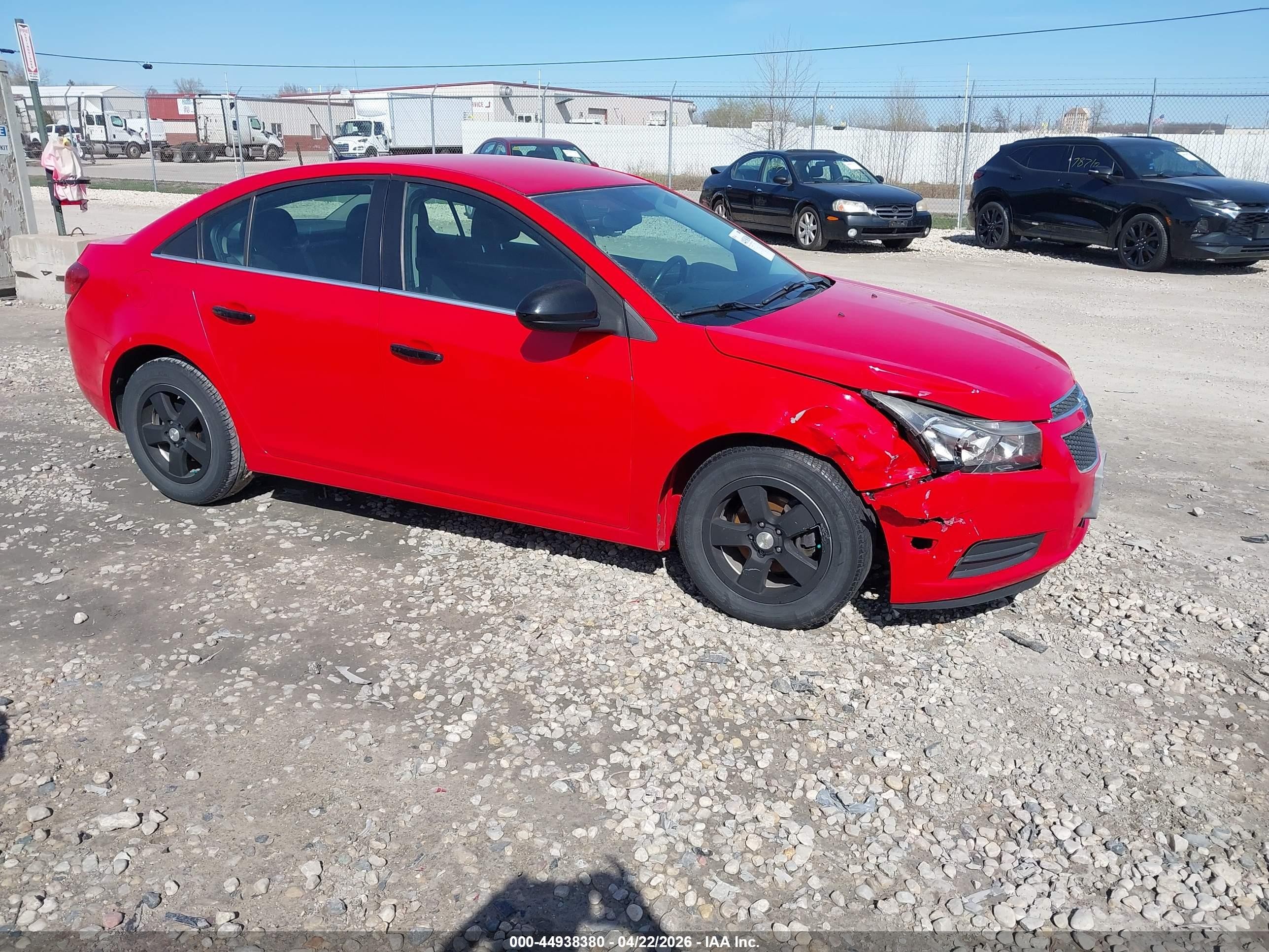 2014 Chevrolet Cruze 1lt Auto Красный vin: 1G1PC5SB1E7457327