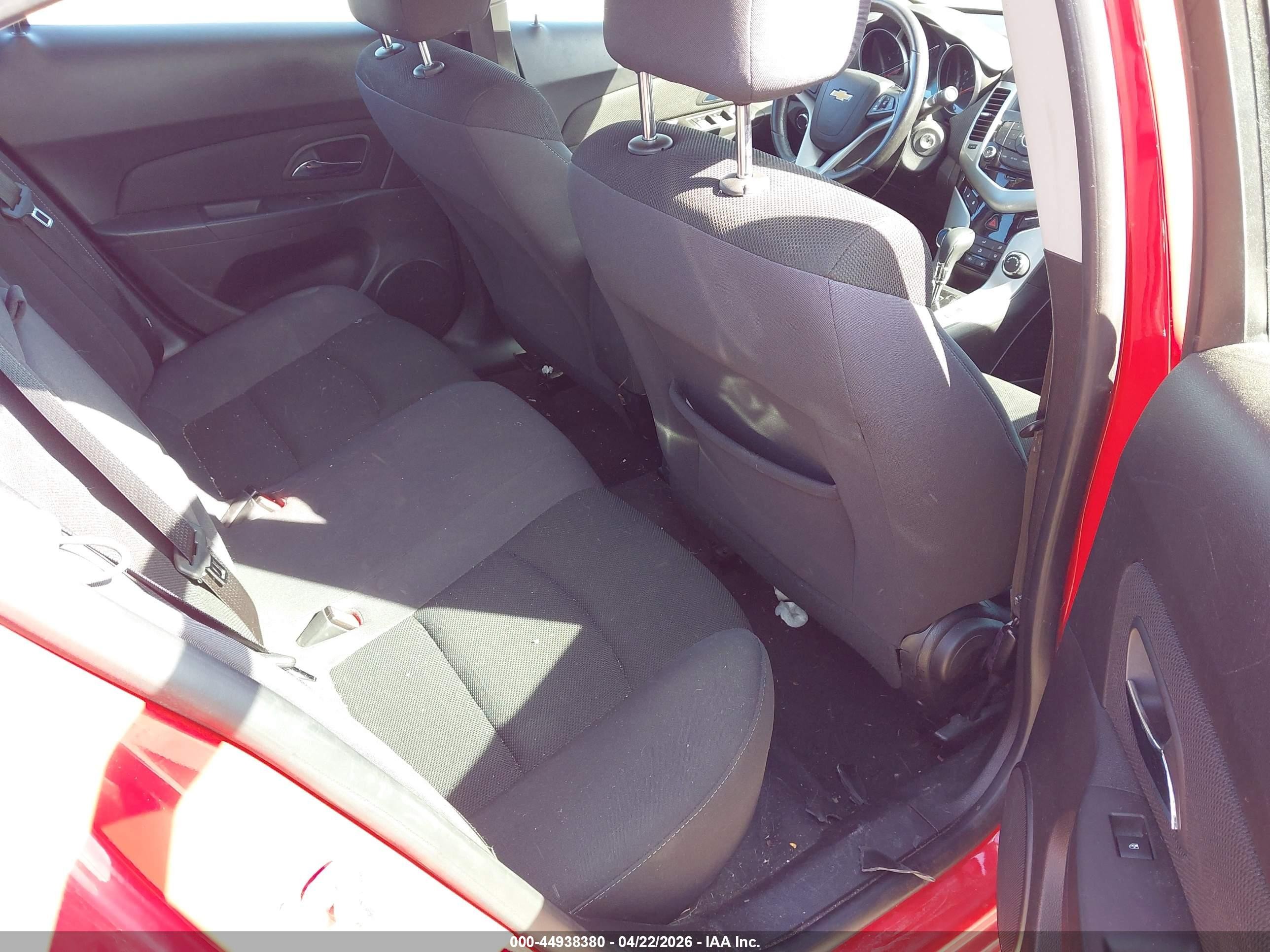 2014 Chevrolet Cruze 1lt Auto Красный vin: 1G1PC5SB1E7457327
