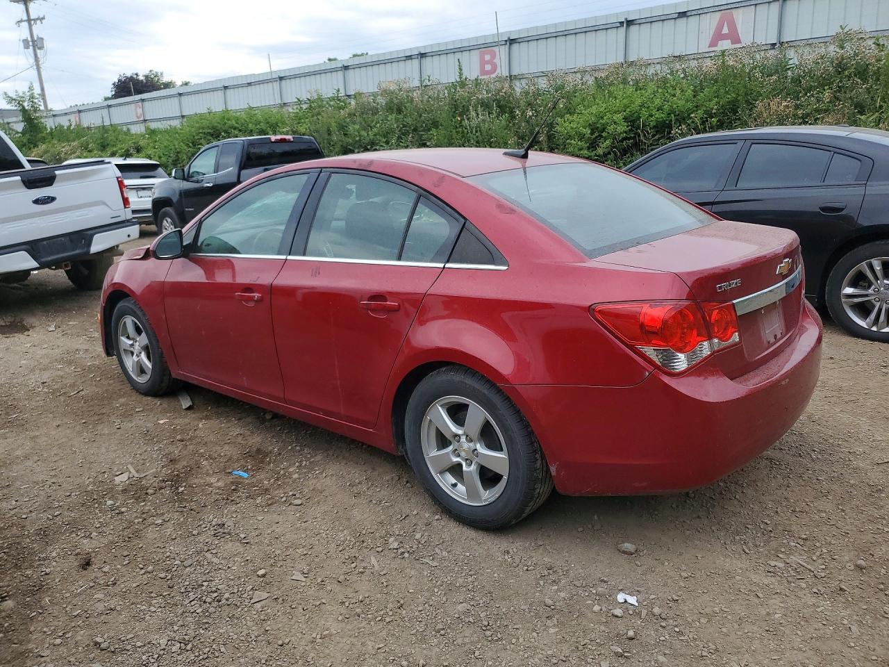 2014 Chevrolet Cruze Lt Red vin: 1G1PC5SB1E7459093
