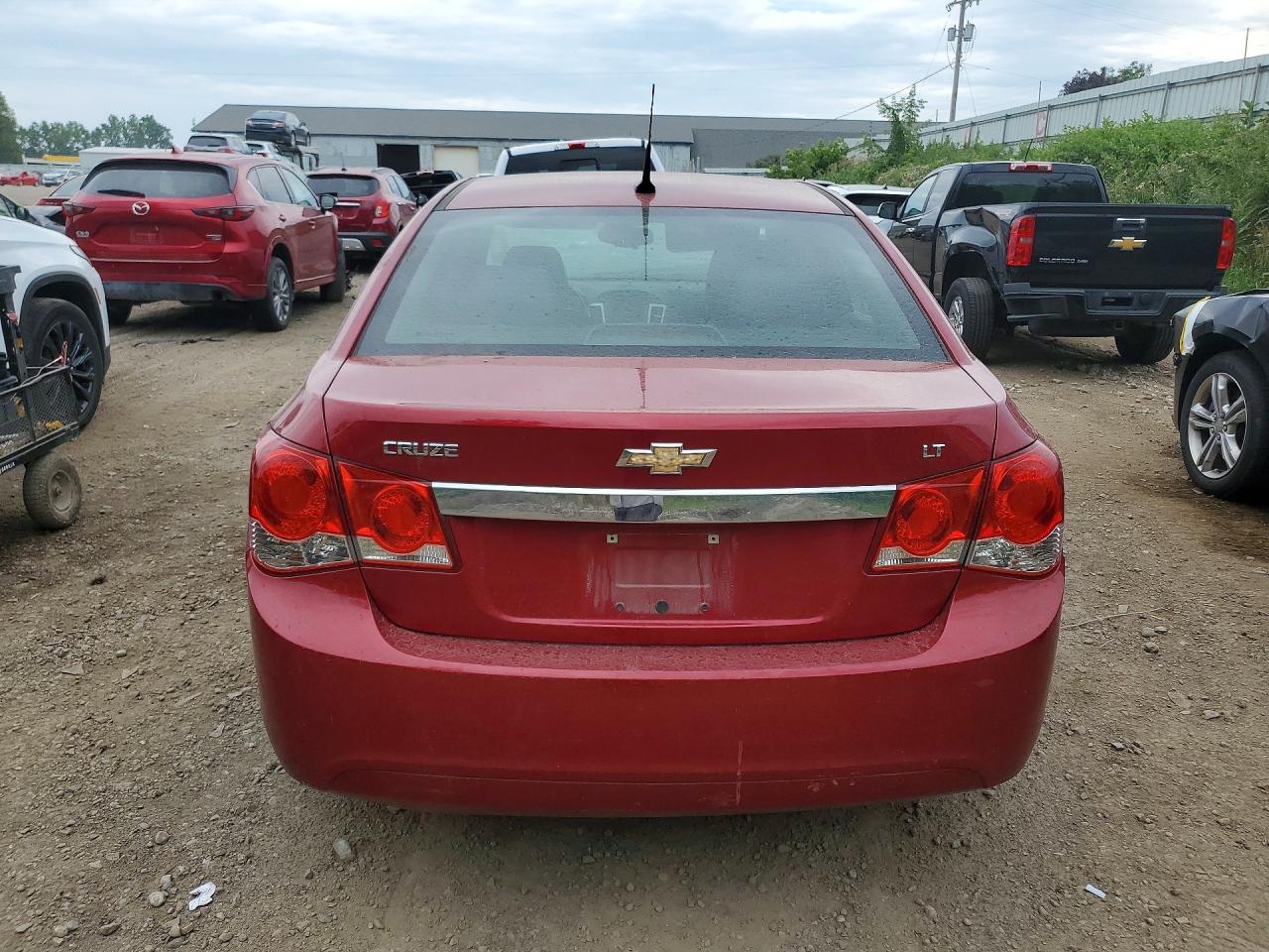 2014 Chevrolet Cruze Lt Red vin: 1G1PC5SB1E7459093