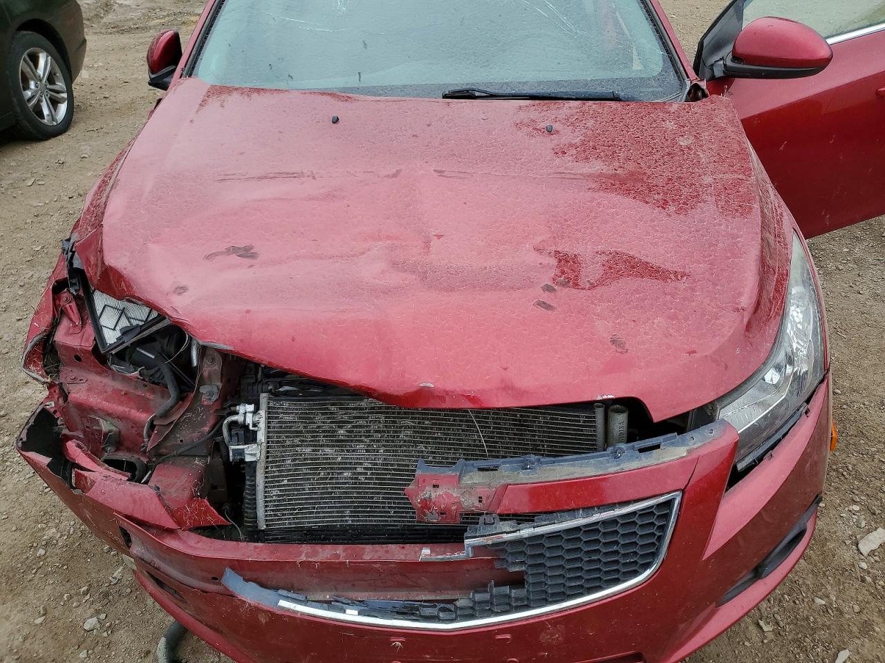 2014 Chevrolet Cruze Lt Red vin: 1G1PC5SB1E7459093