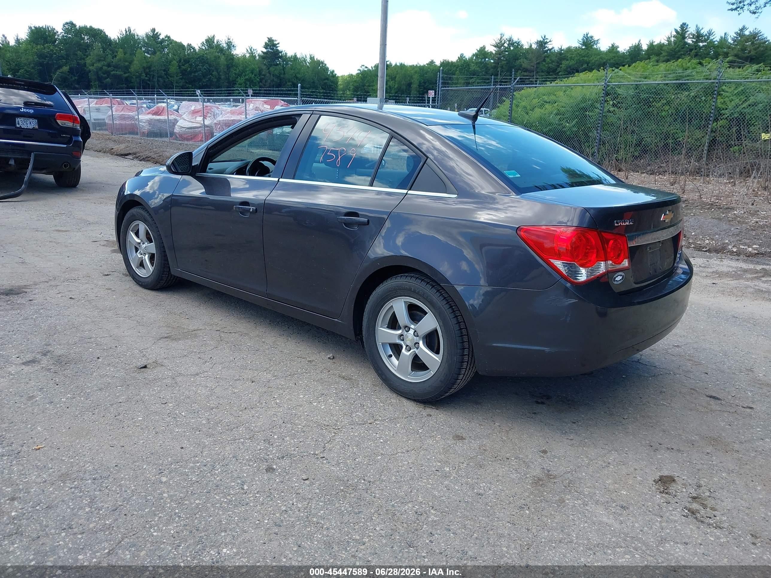 2014 Chevrolet Cruze 1lt Auto Gray vin: 1G1PC5SB1E7459515