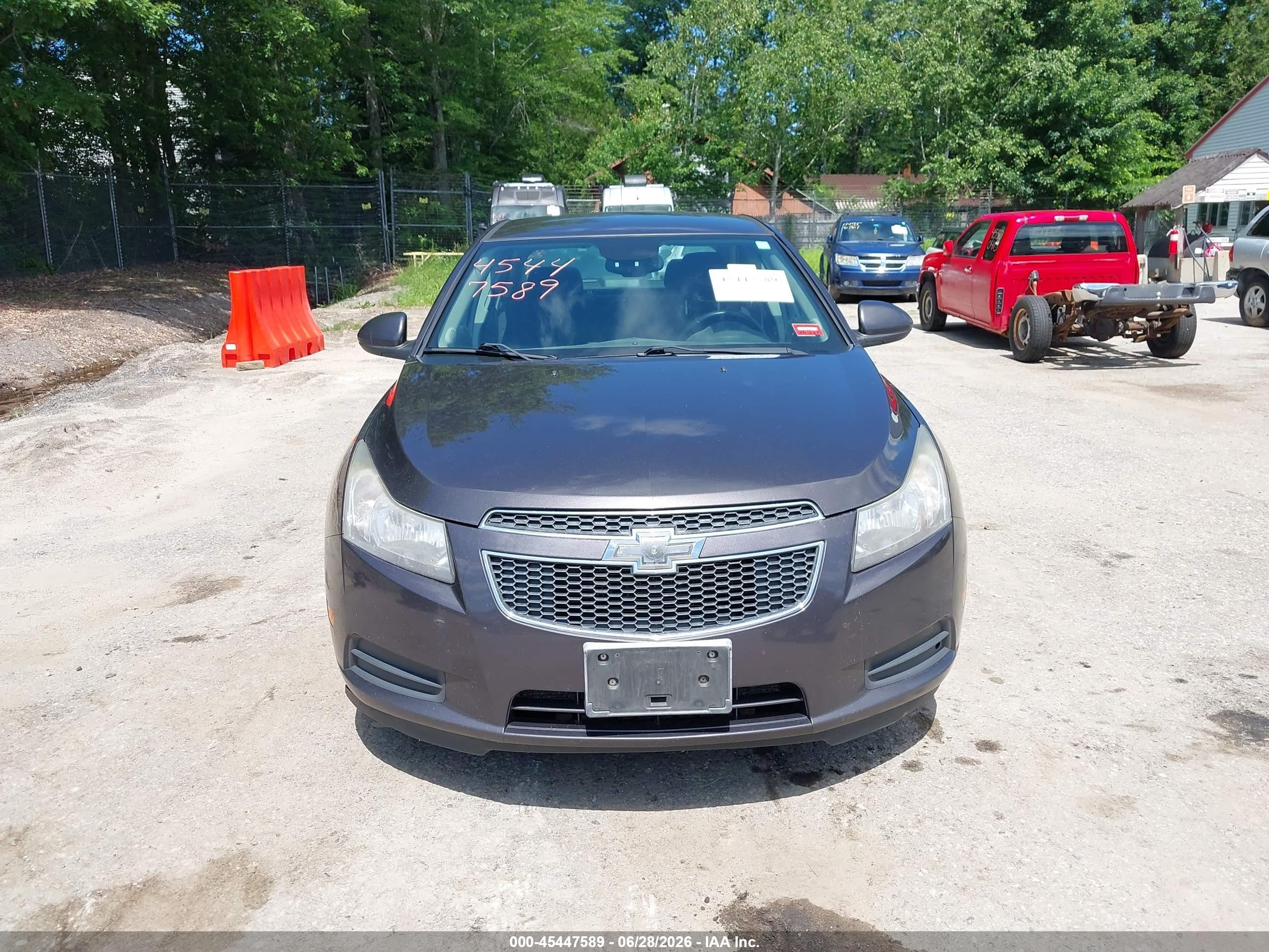 2014 Chevrolet Cruze 1lt Auto Gray vin: 1G1PC5SB1E7459515