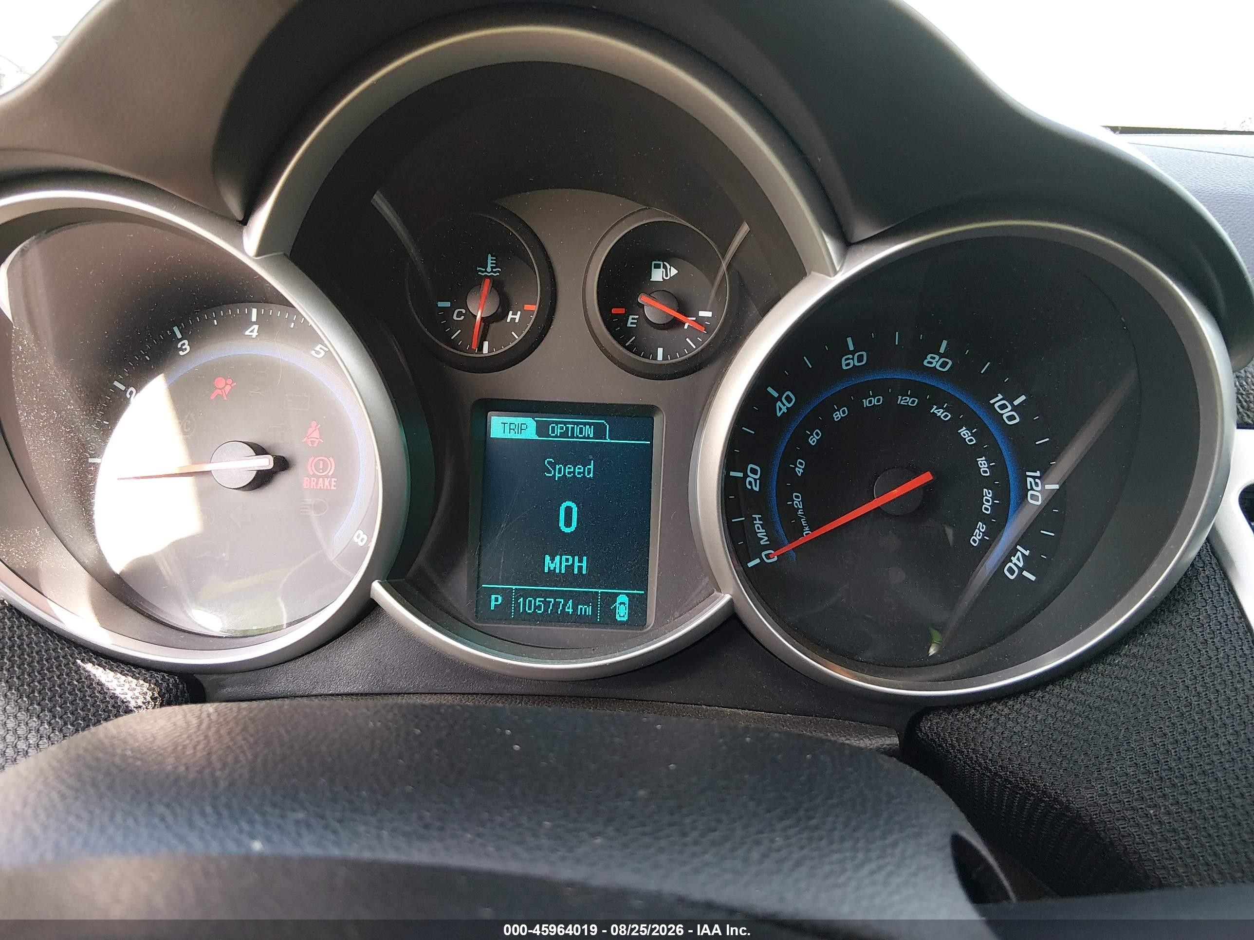 2014 Chevrolet Cruze 1lt Auto Gray vin: 1G1PC5SB1E7466657