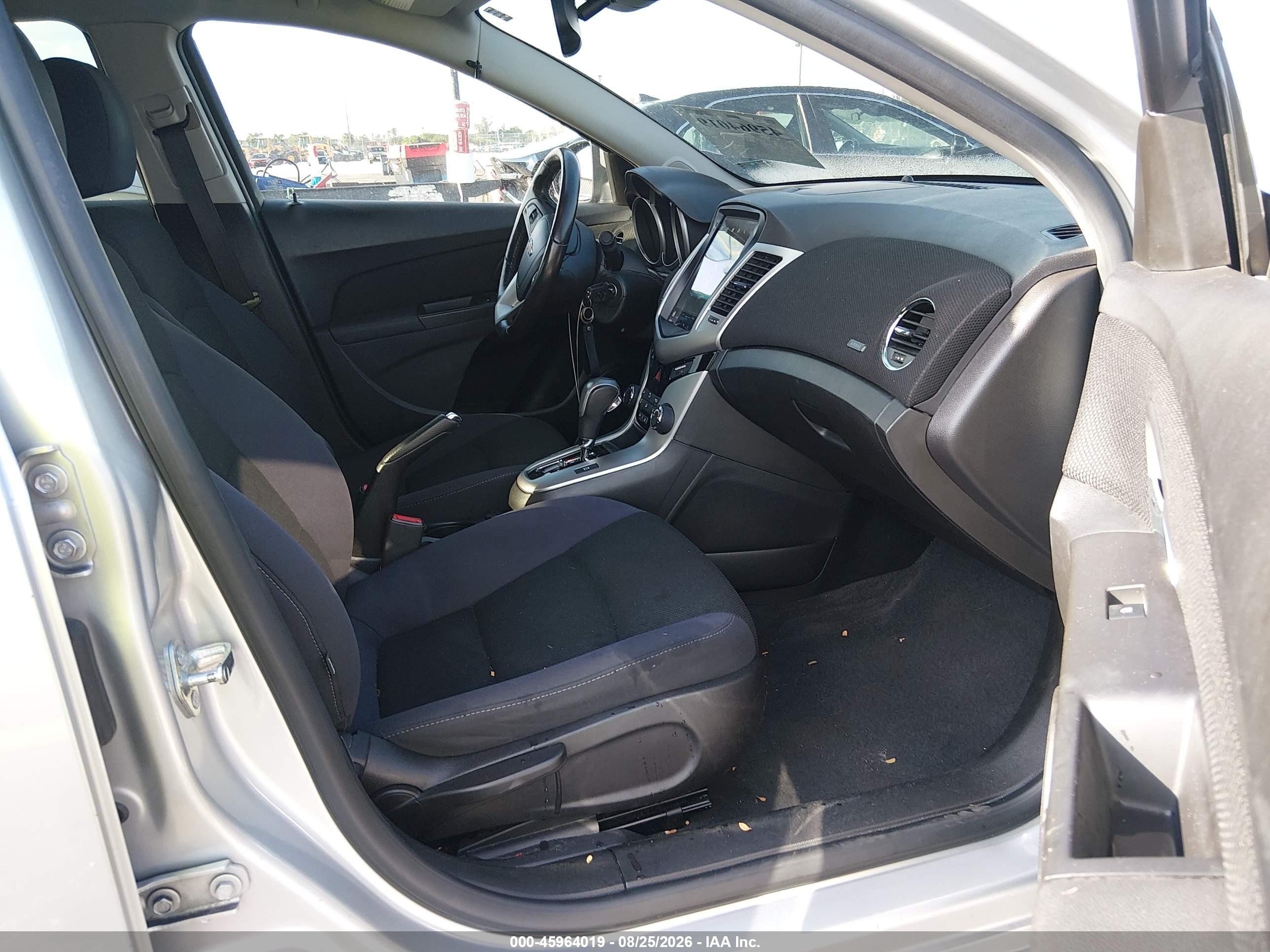 2014 Chevrolet Cruze 1lt Auto Gray vin: 1G1PC5SB1E7466657