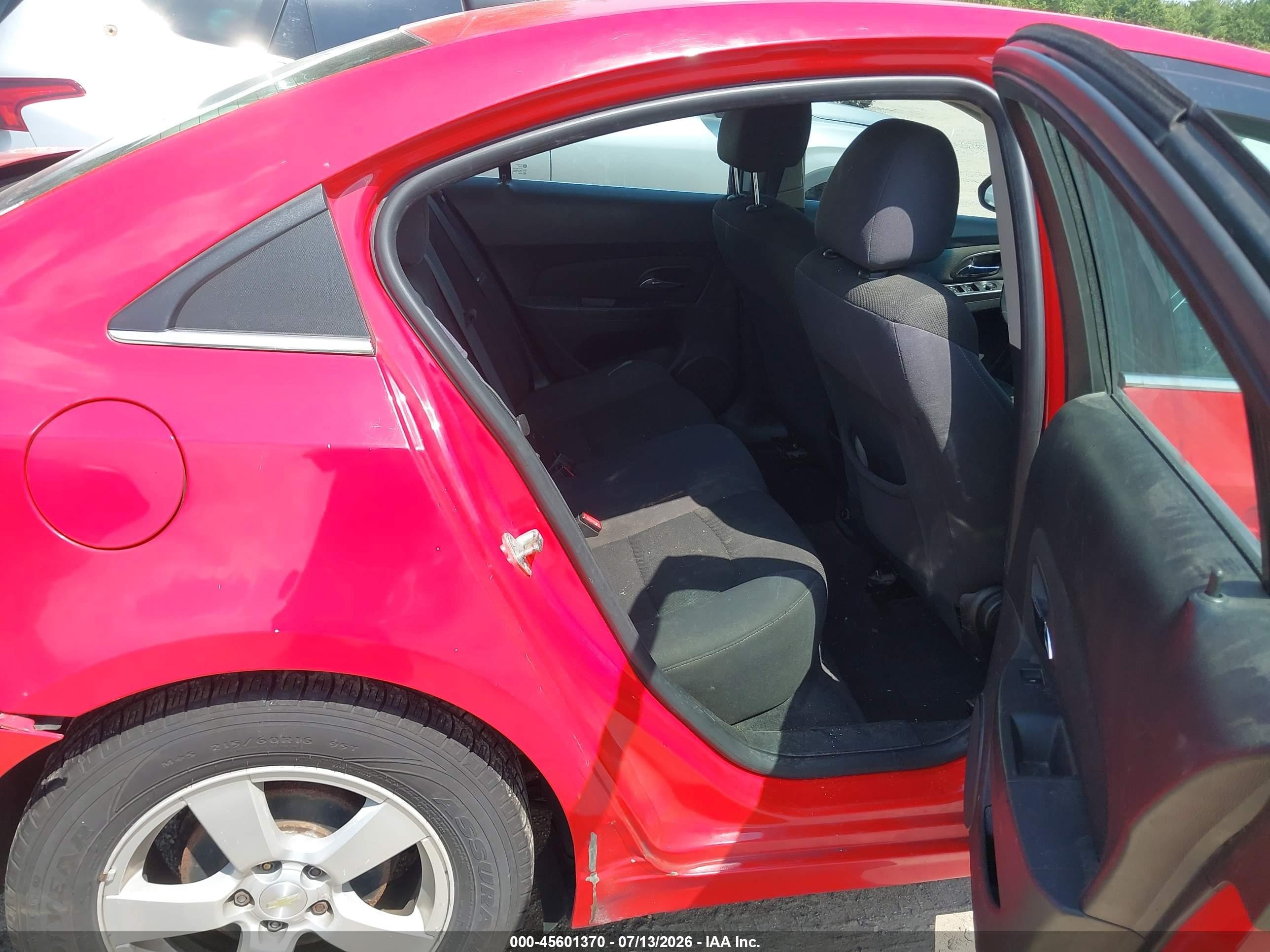 2014 Chevrolet Cruze 1lt Auto Red vin: 1G1PC5SB1E7469817