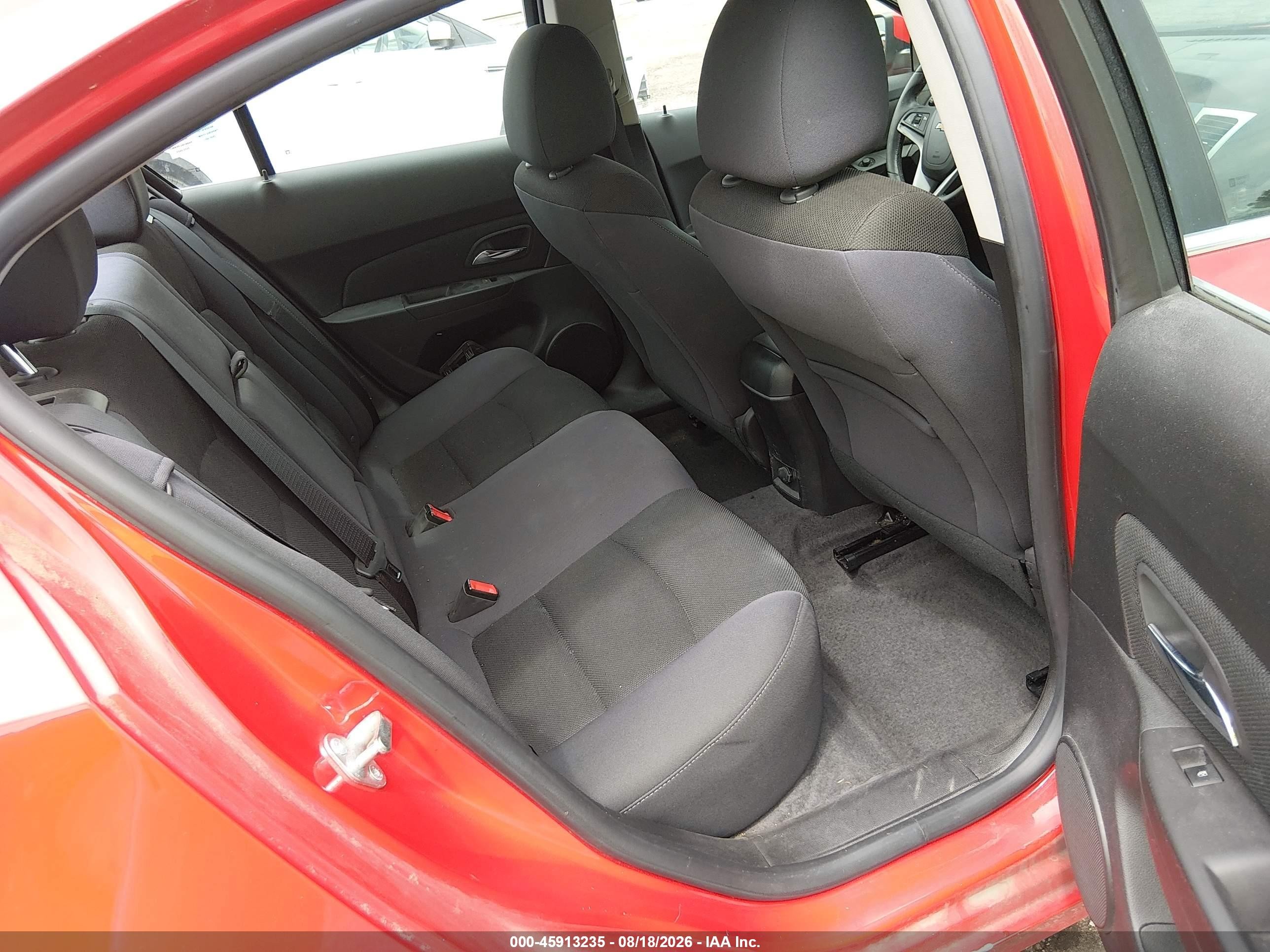 2014 Chevrolet Cruze 1lt Auto Red vin: 1G1PC5SB1E7476895