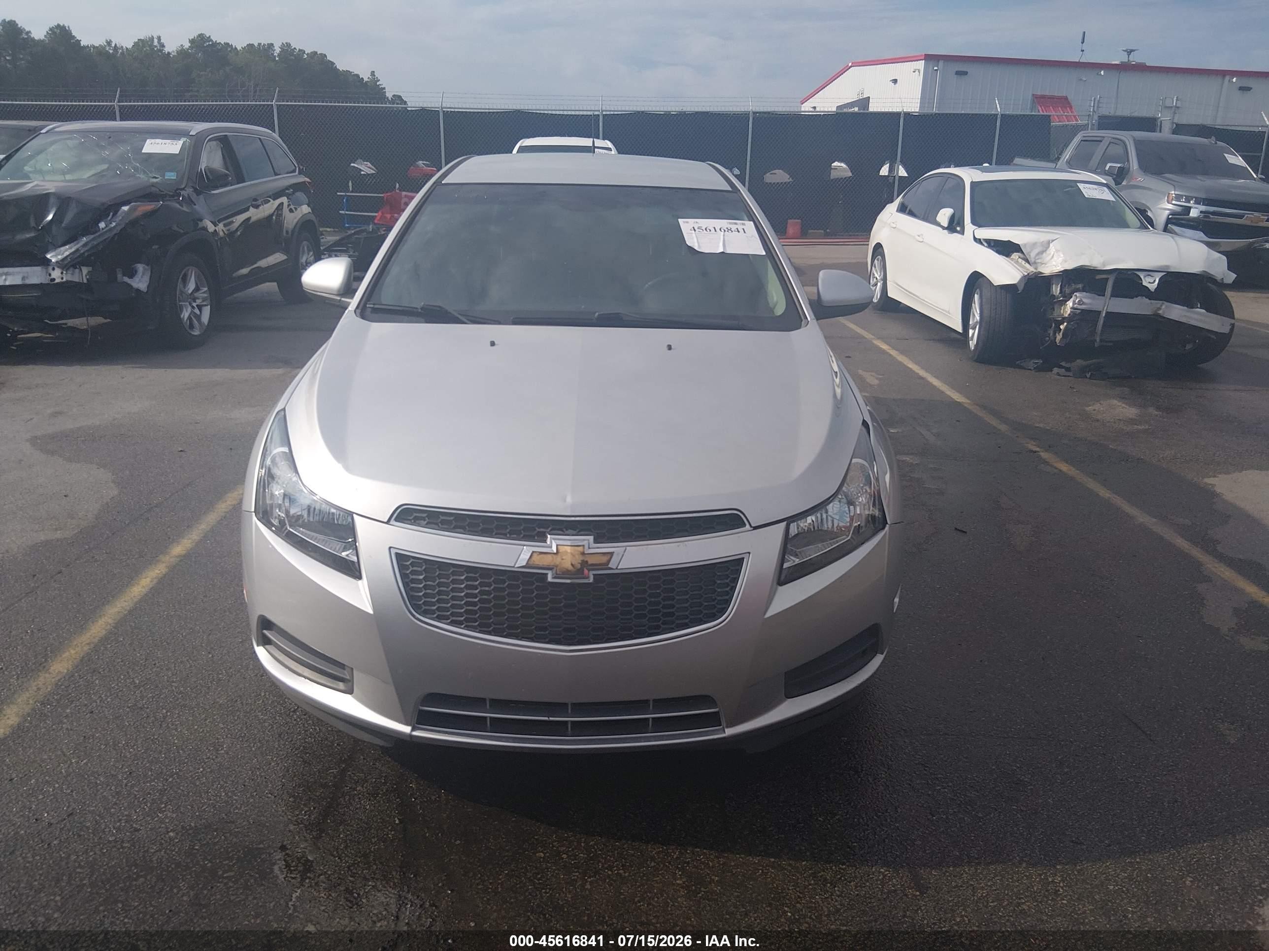 2014 Chevrolet Cruze 1lt Auto Silver vin: 1G1PC5SB1E7479831