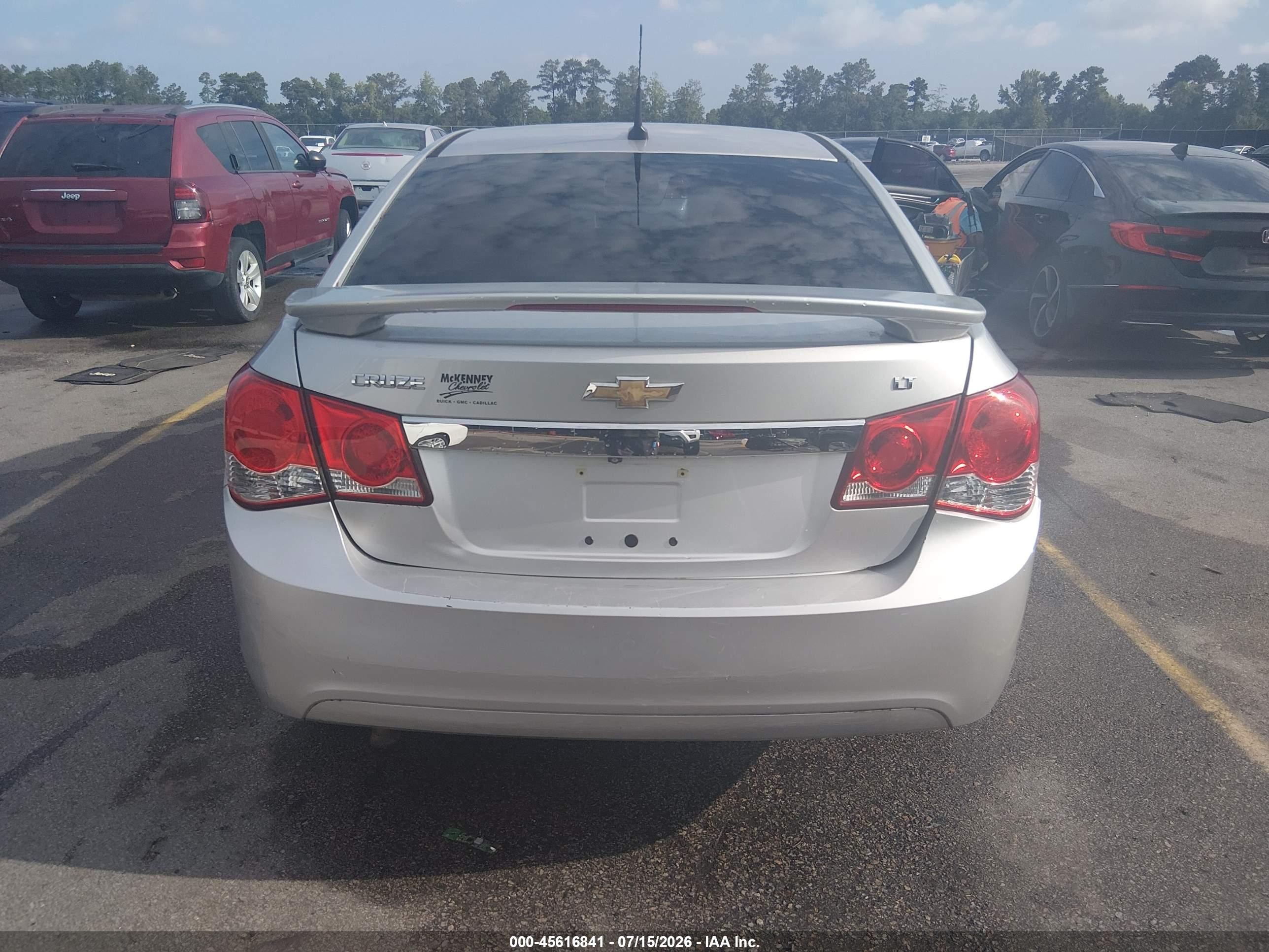 2014 Chevrolet Cruze 1lt Auto Silver vin: 1G1PC5SB1E7479831