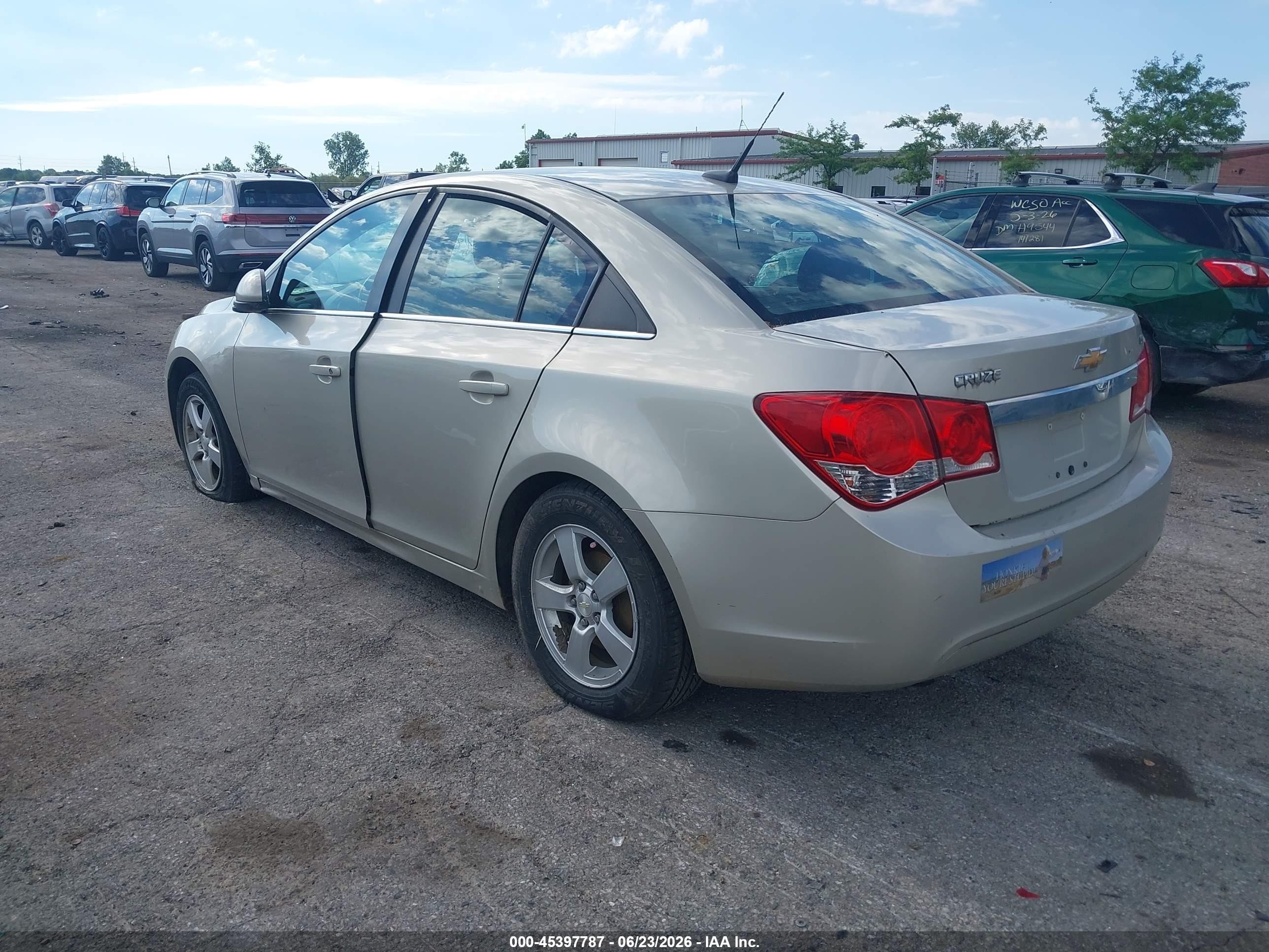 2014 Chevrolet Cruze 1lt Auto Gold vin: 1G1PC5SB1E7486195