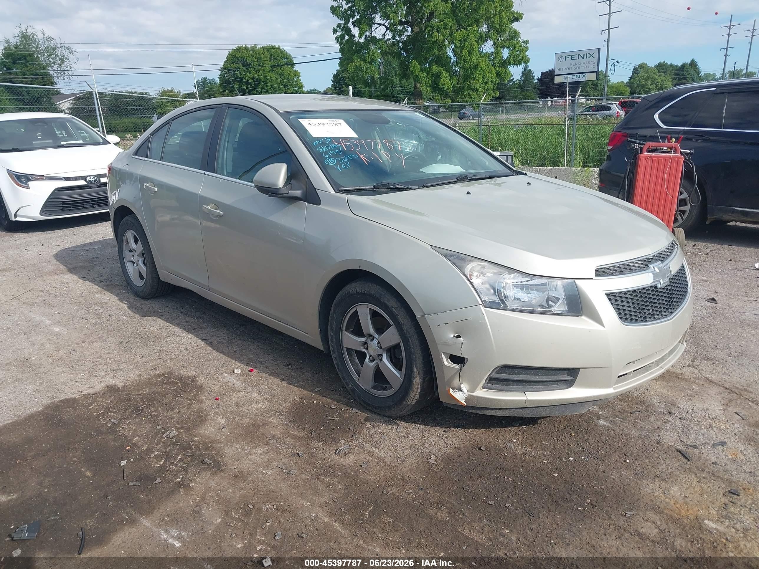 2014 Chevrolet Cruze 1lt Auto Gold vin: 1G1PC5SB1E7486195
