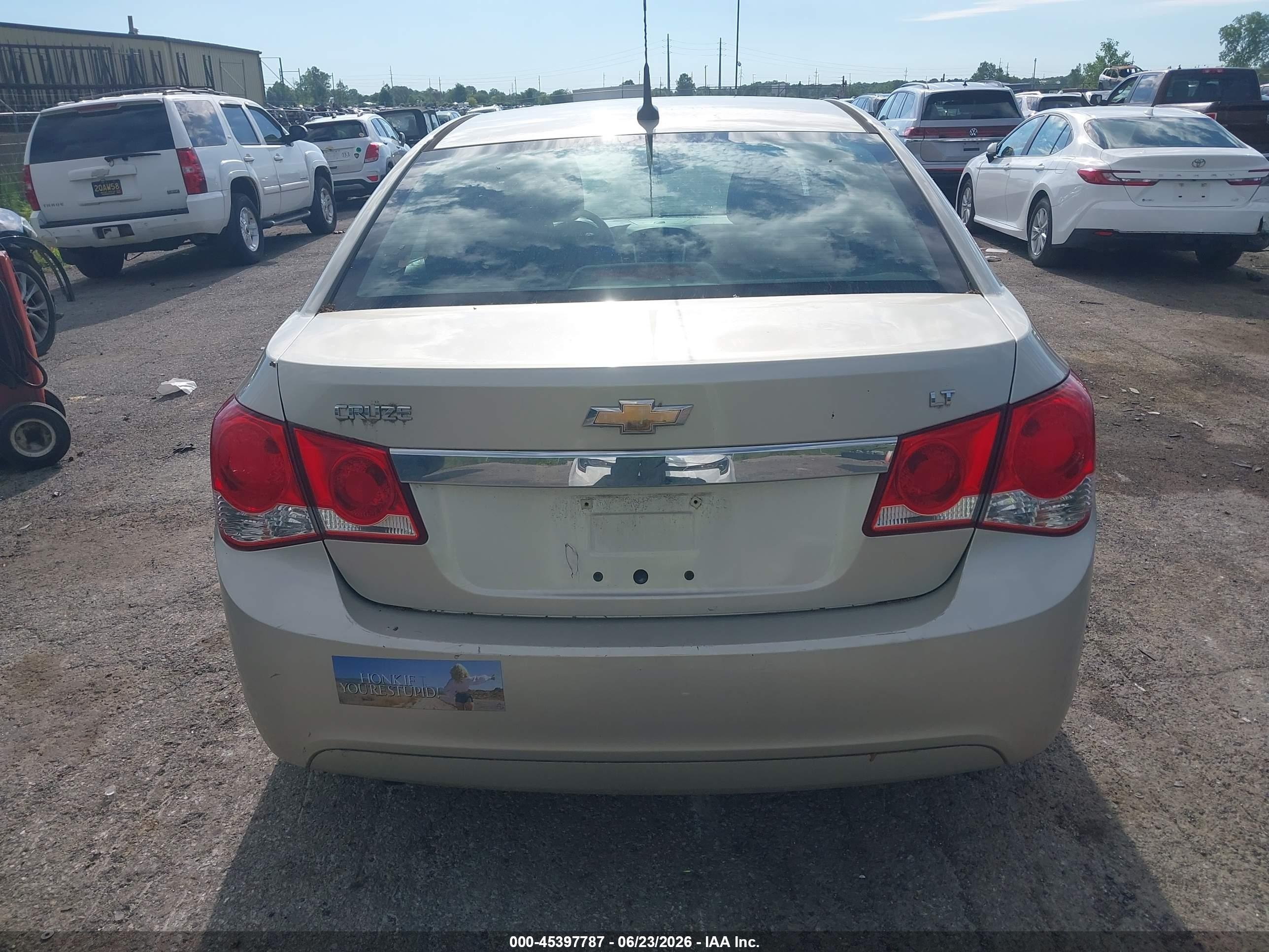 2014 Chevrolet Cruze 1lt Auto Gold vin: 1G1PC5SB1E7486195