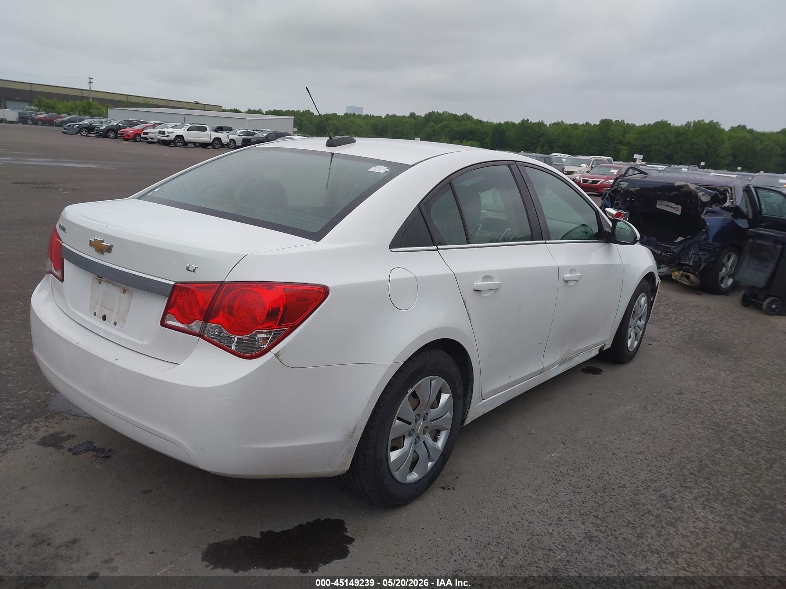 2015 Chevrolet Cruze 1lt Auto White vin: 1G1PC5SB1F7104961