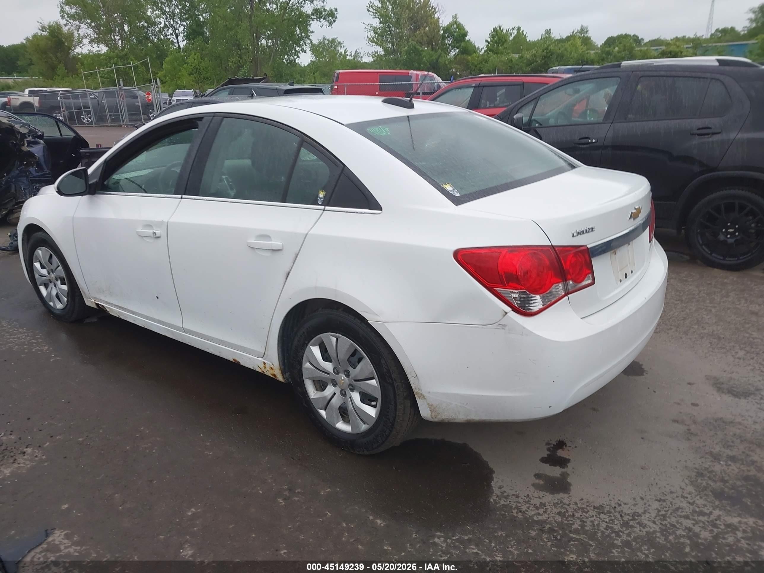 2015 Chevrolet Cruze 1lt Auto White vin: 1G1PC5SB1F7104961