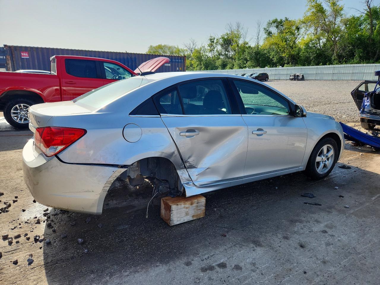 2015 Chevrolet Cruze Lt Silver vin: 1G1PC5SB1F7109318