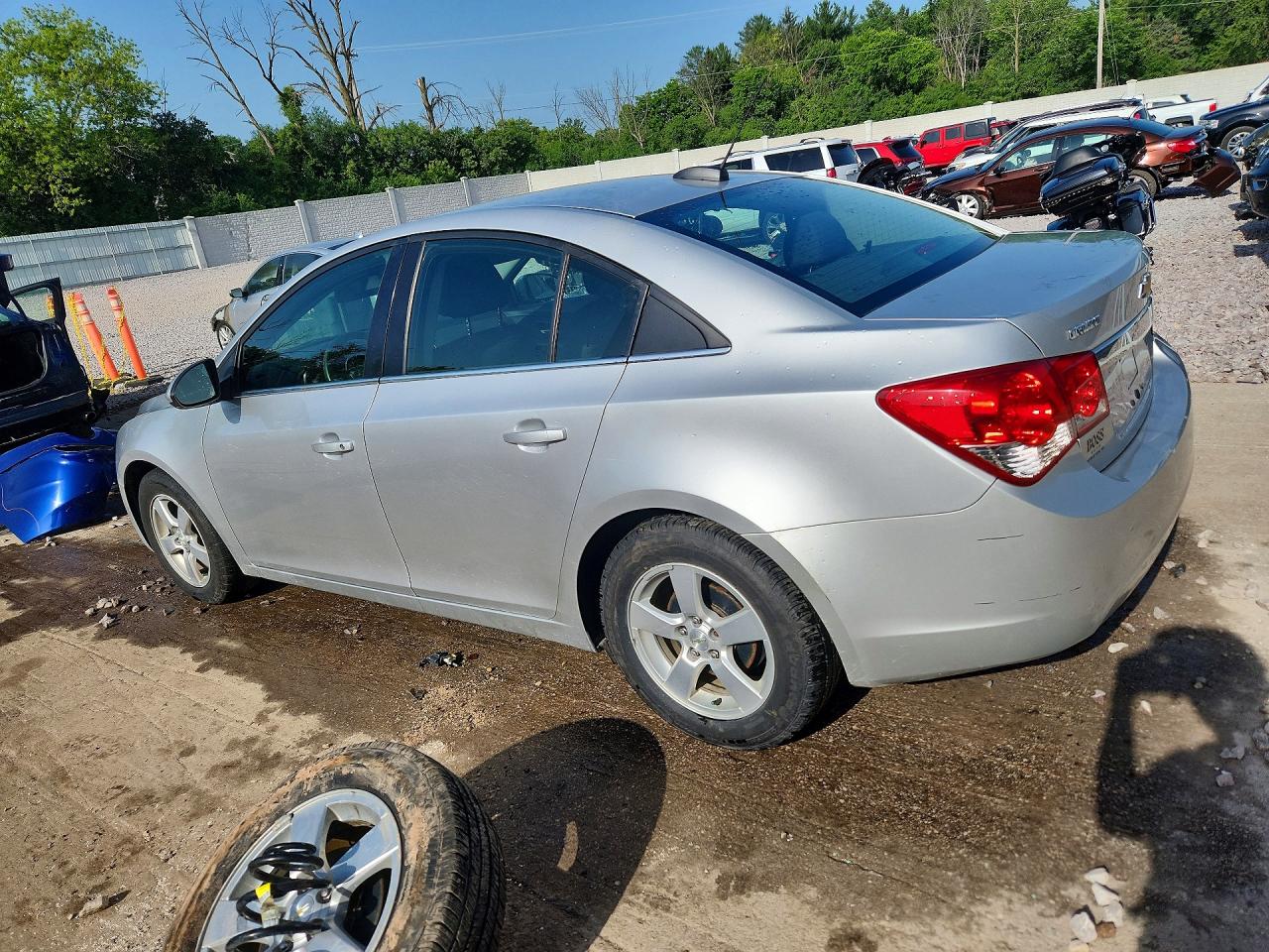 2015 Chevrolet Cruze Lt Silver vin: 1G1PC5SB1F7109318