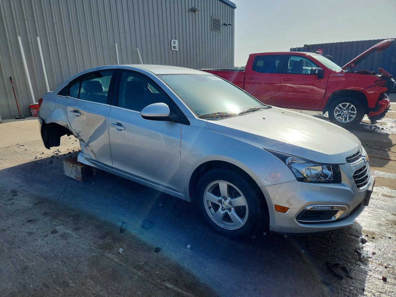 2015 Chevrolet Cruze Lt Silver vin: 1G1PC5SB1F7109318
