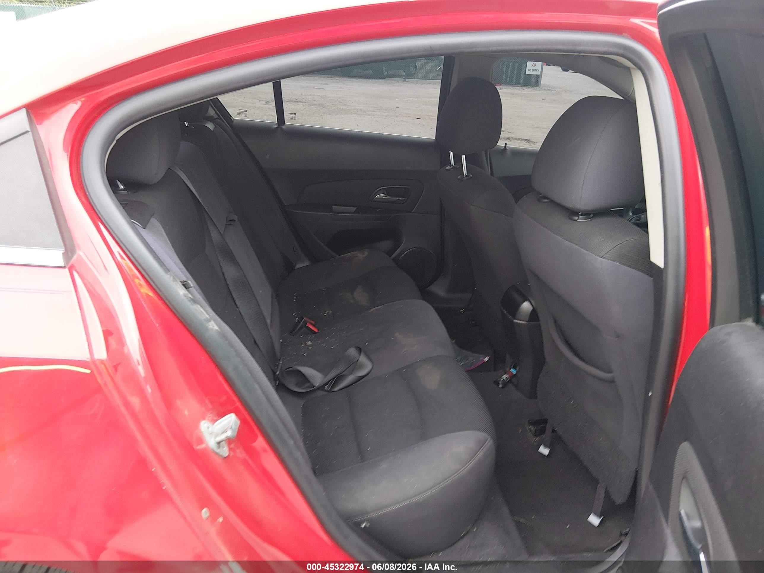 2015 Chevrolet Cruze 1lt Auto Красный vin: 1G1PC5SB1F7114681
