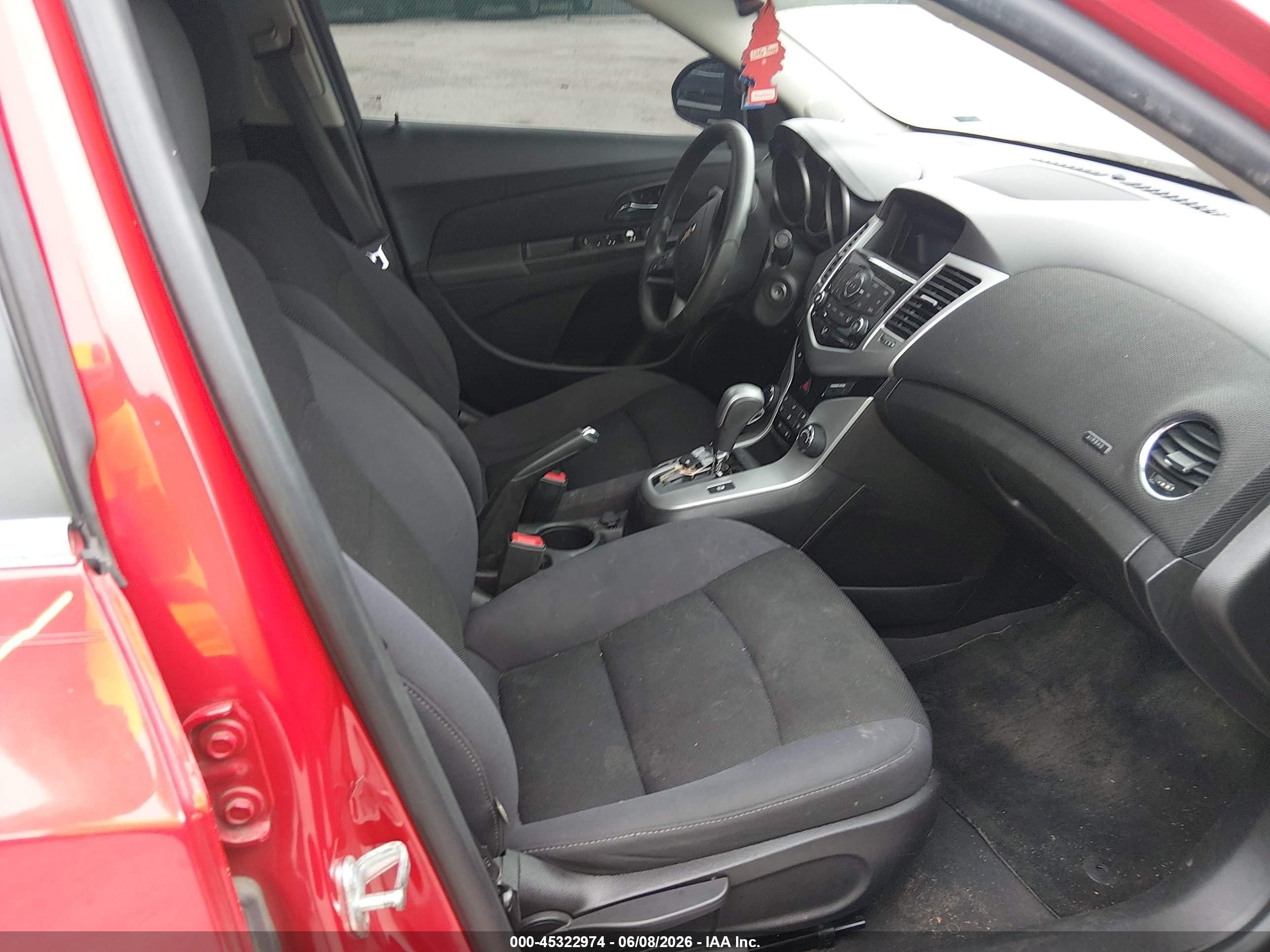 2015 Chevrolet Cruze 1lt Auto Красный vin: 1G1PC5SB1F7114681