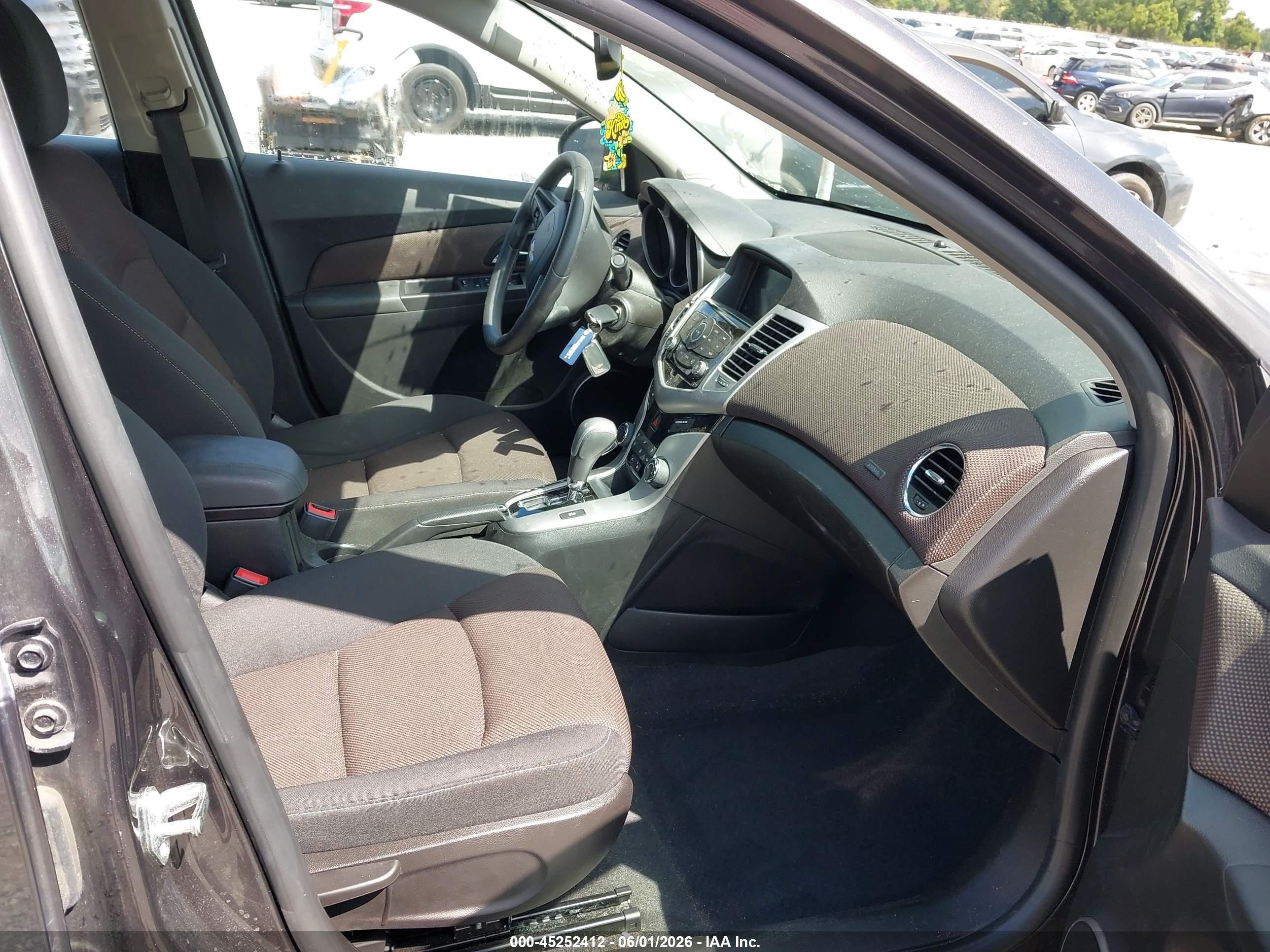 2015 Chevrolet Cruze 1lt Auto Black vin: 1G1PC5SB1F7133957