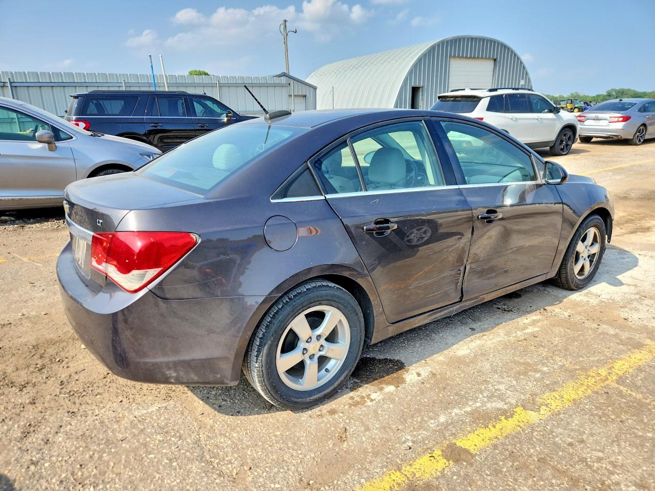 2015 Chevrolet Cruze Lt Gray vin: 1G1PC5SB1F7138981