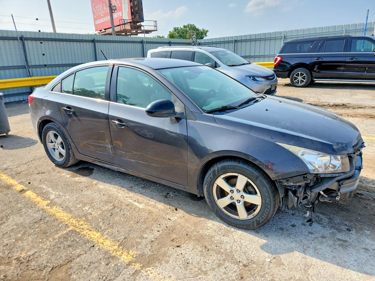 2015 Chevrolet Cruze Lt Gray vin: 1G1PC5SB1F7138981