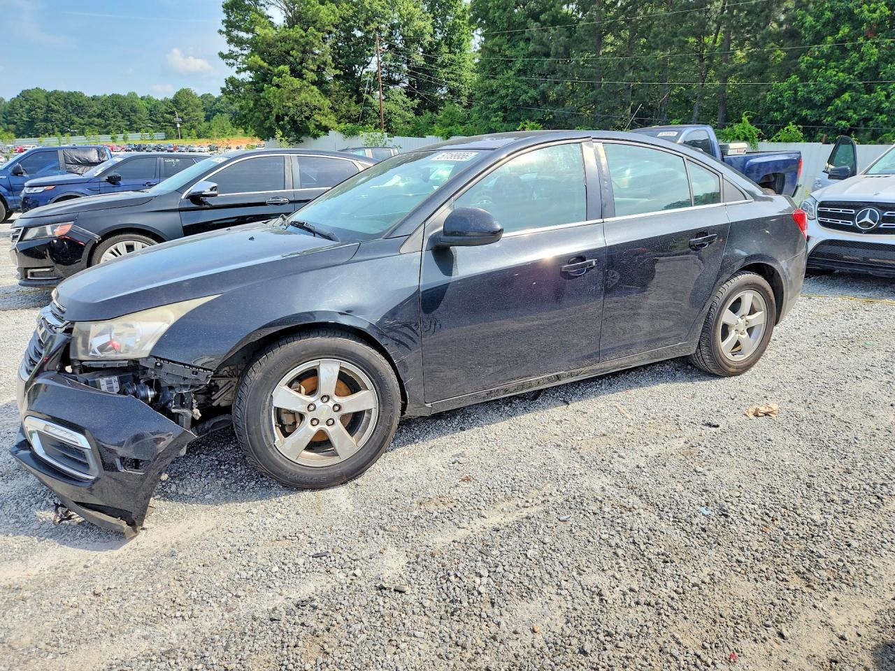 2015 Chevrolet Cruze Lt Black vin: 1G1PC5SB1F7143694