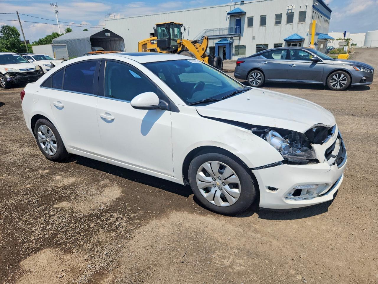 2015 Chevrolet Cruze Lt White vin: 1G1PC5SB1F7149933