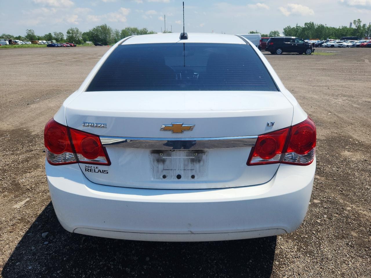2015 Chevrolet Cruze Lt White vin: 1G1PC5SB1F7149933