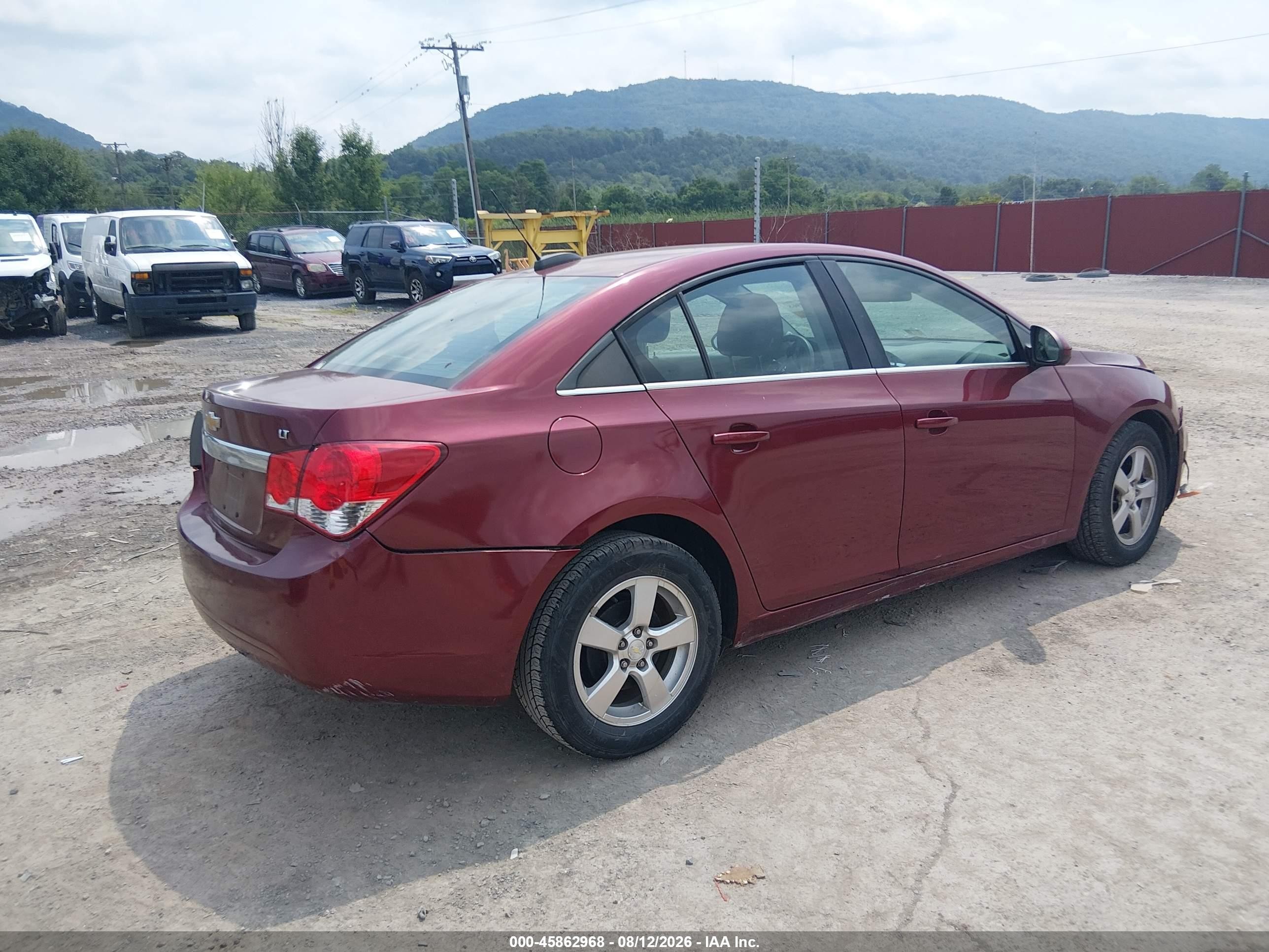 2015 Chevrolet Cruze 1lt Auto Maroon vin: 1G1PC5SB1F7170488