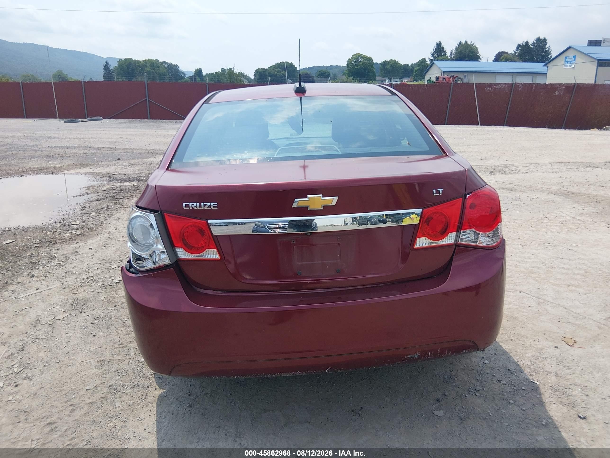 2015 Chevrolet Cruze 1lt Auto Maroon vin: 1G1PC5SB1F7170488