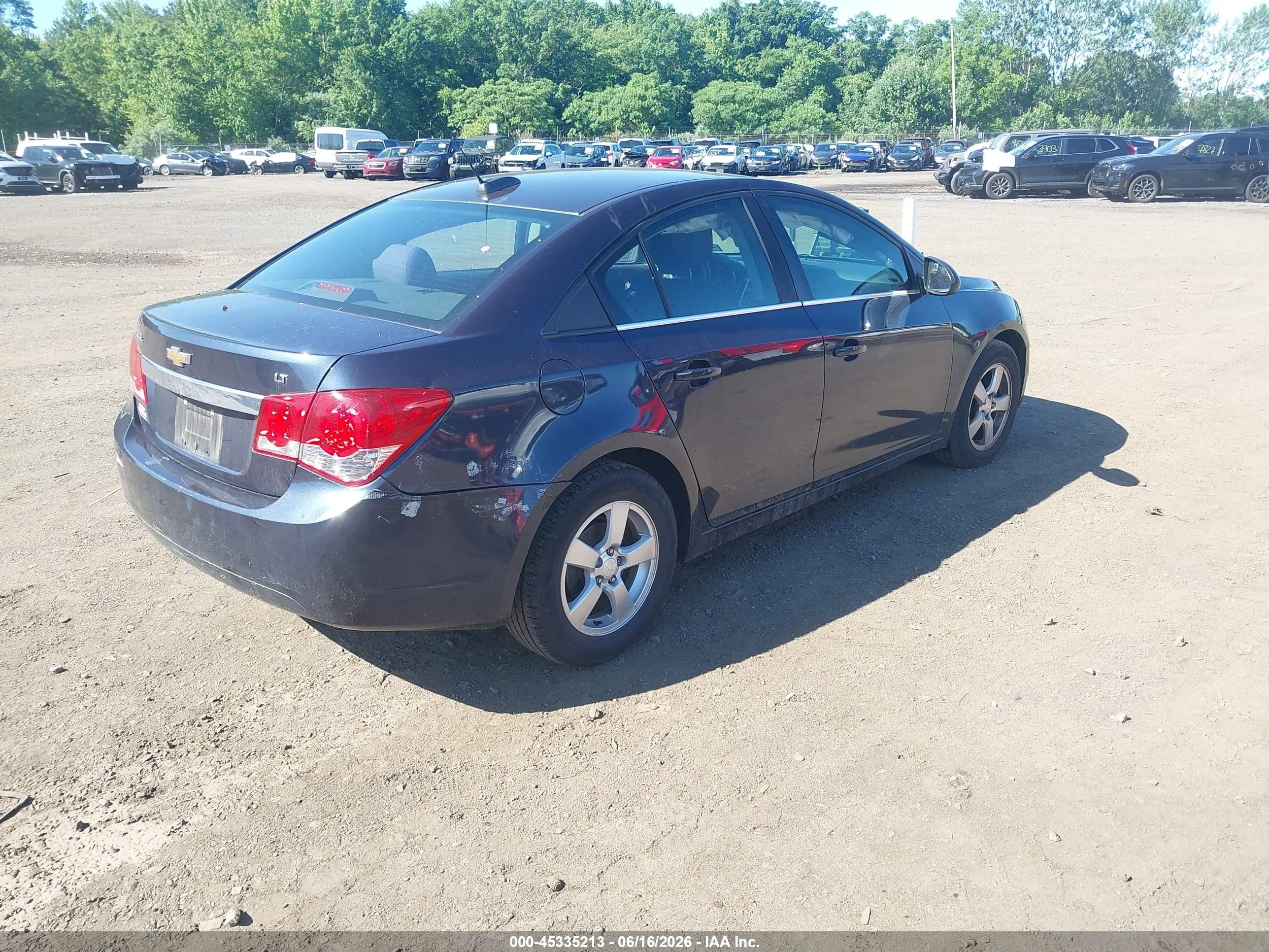 2015 Chevrolet Cruze 1lt Auto Черный vin: 1G1PC5SB1F7203473