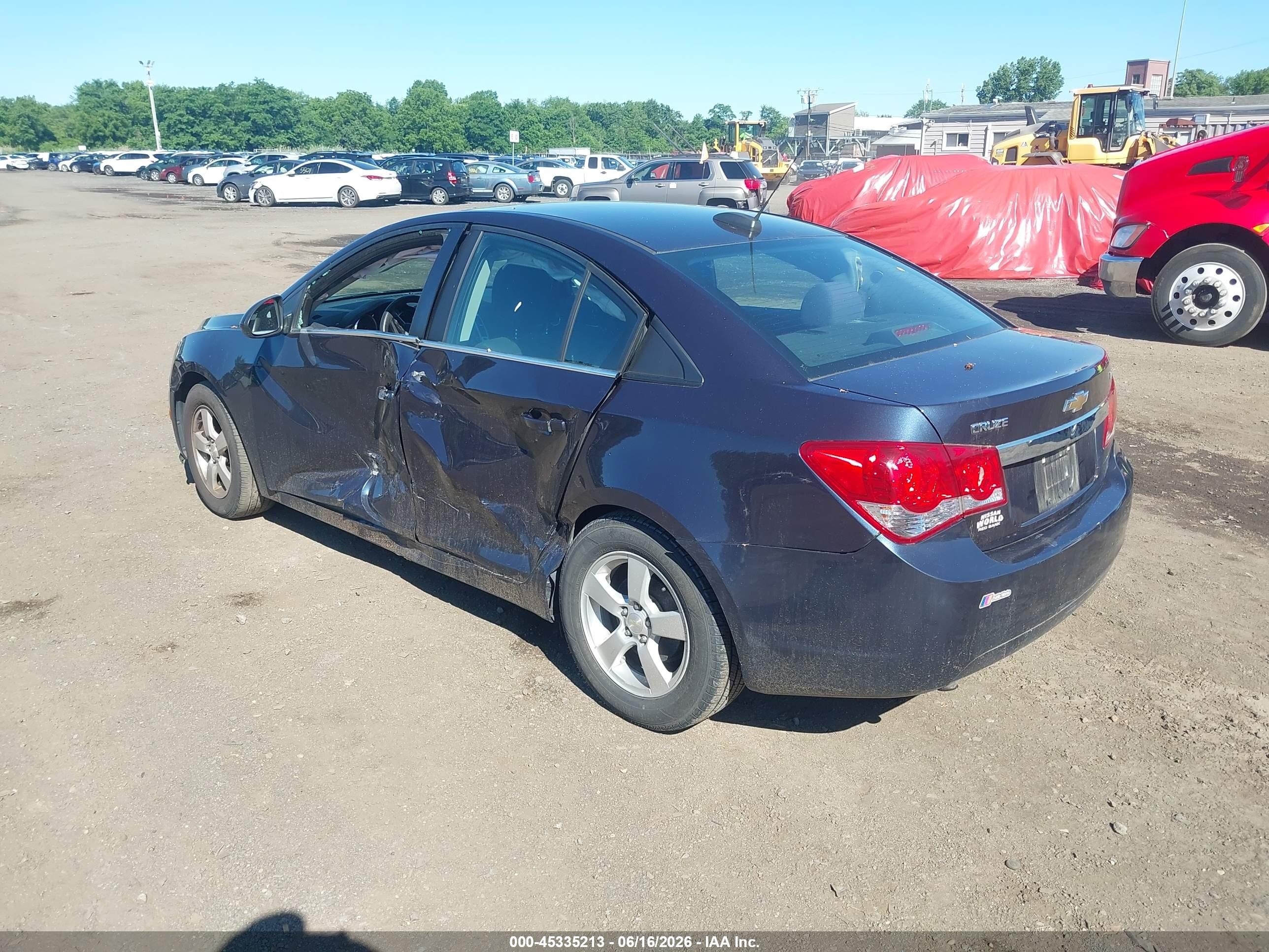 2015 Chevrolet Cruze 1lt Auto Черный vin: 1G1PC5SB1F7203473