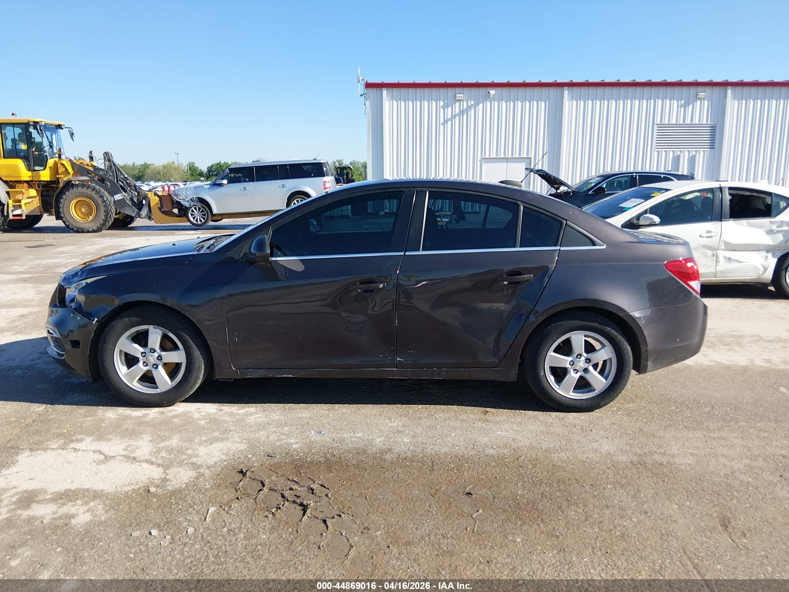 2015 Chevrolet Cruze 1lt Auto Gray vin: 1G1PC5SB1F7245111