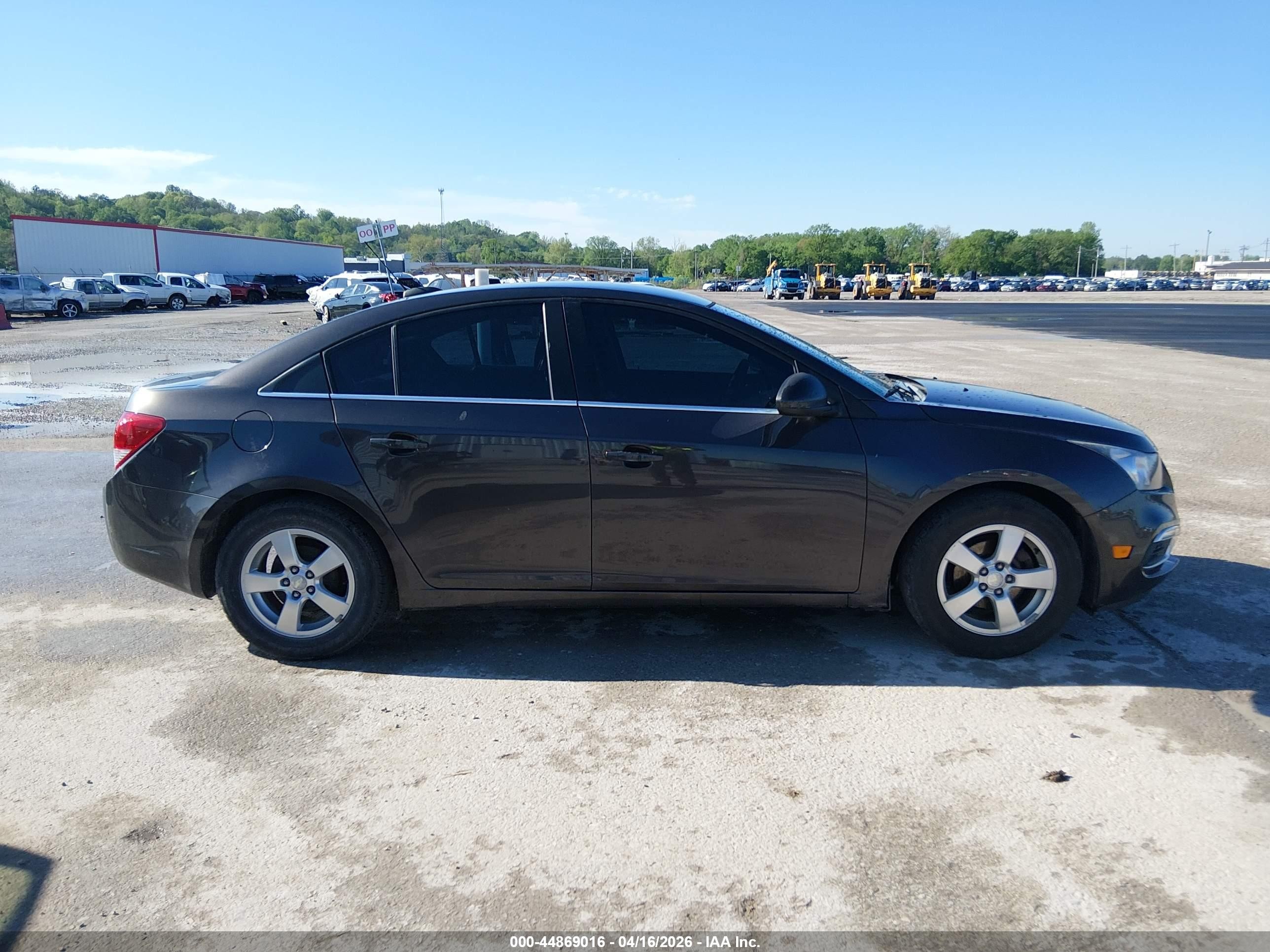 2015 Chevrolet Cruze 1lt Auto Gray vin: 1G1PC5SB1F7245111