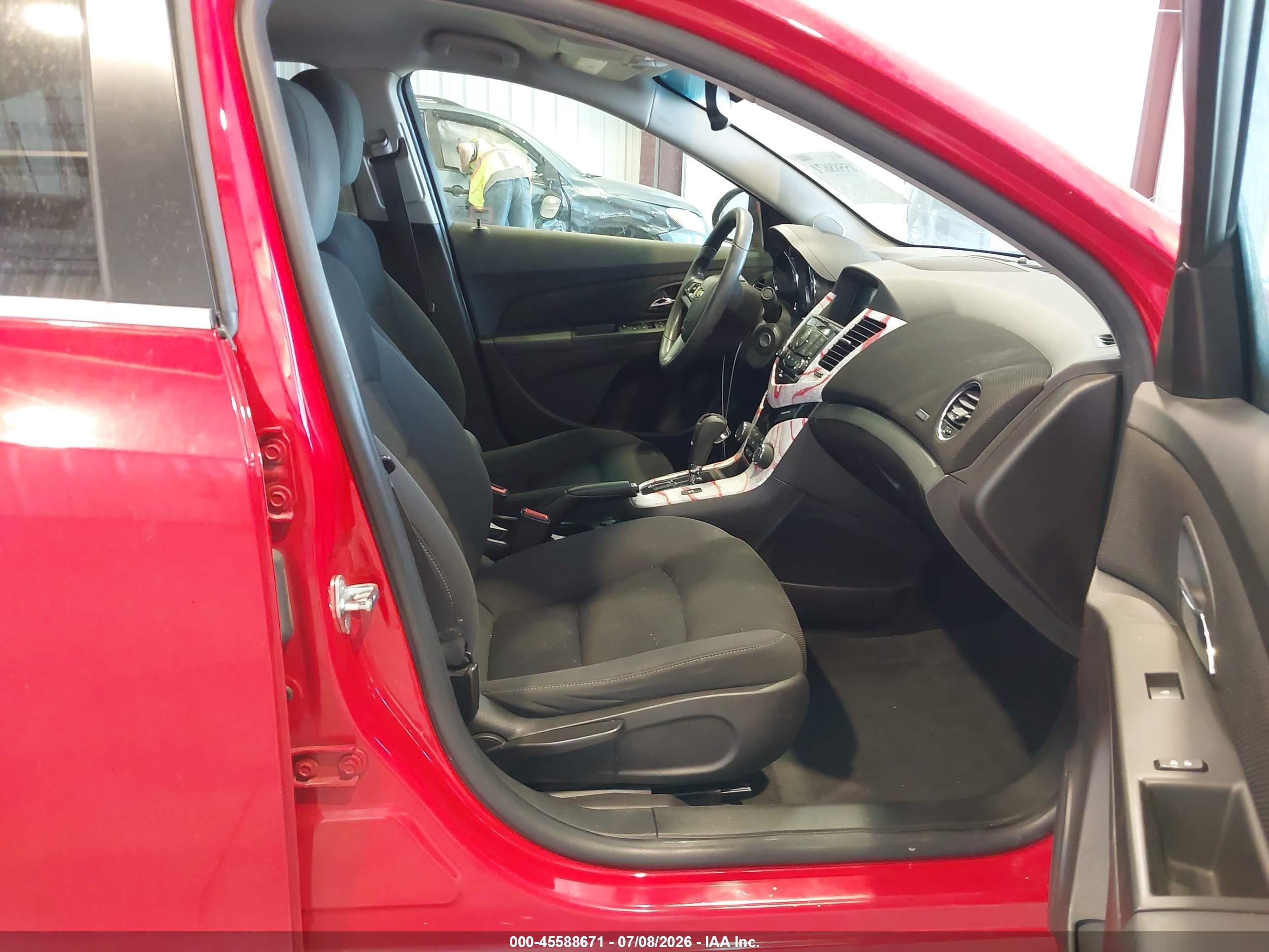2015 Chevrolet Cruze 1lt Auto Red vin: 1G1PC5SB1F7259770