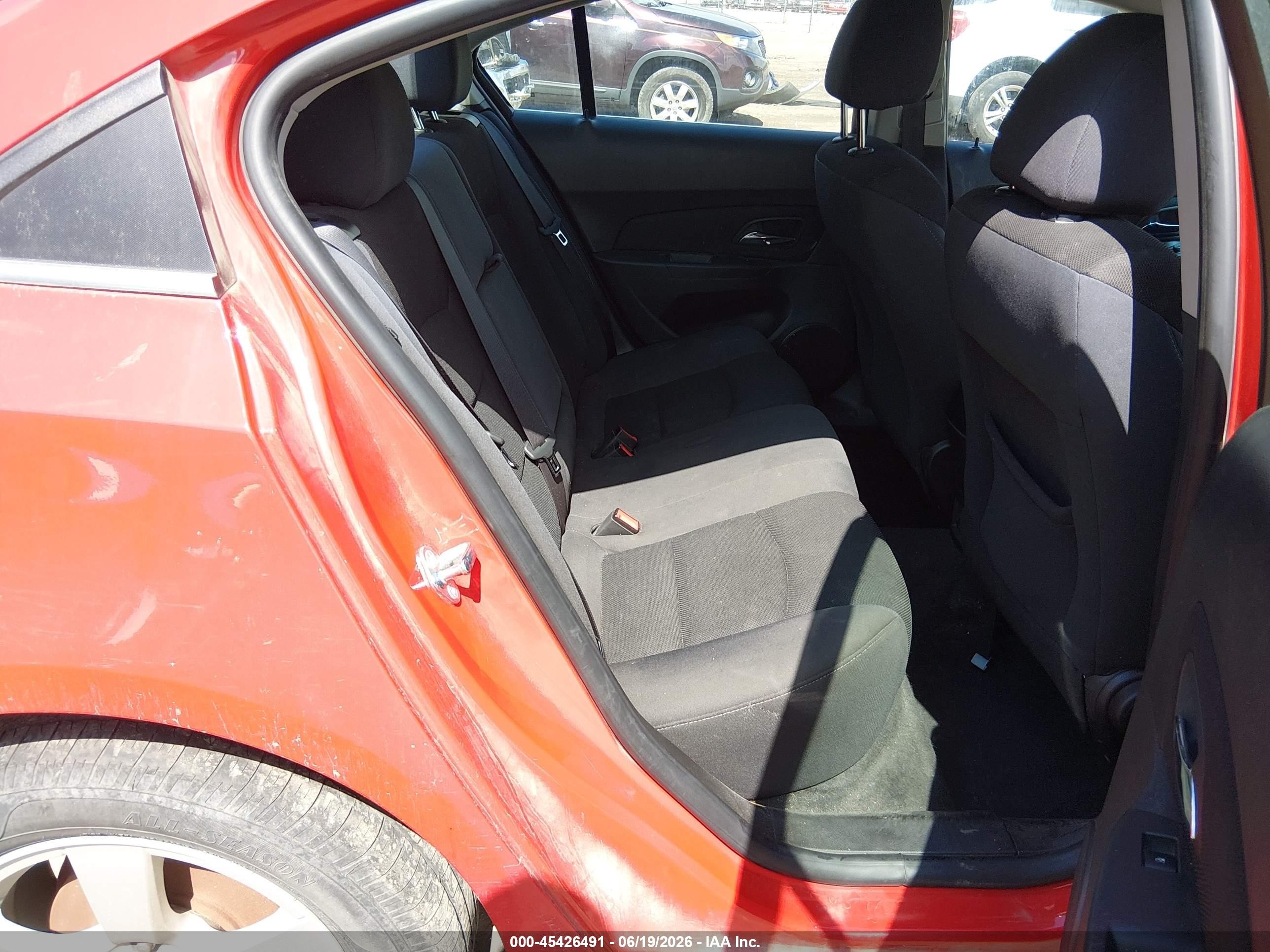 2015 Chevrolet Cruze 1lt Auto Red vin: 1G1PC5SB1F7261065