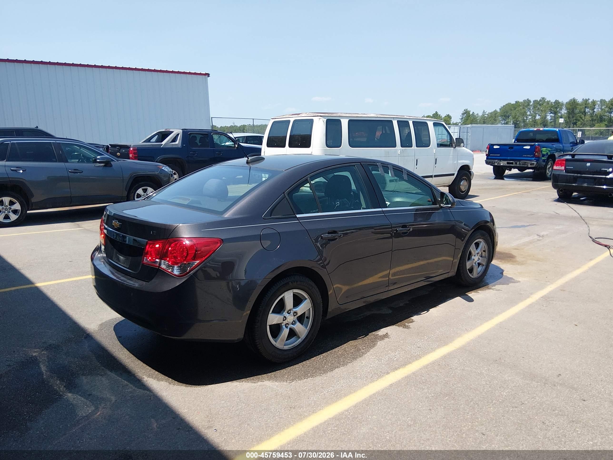 2015 Chevrolet Cruze 1lt Auto Black vin: 1G1PC5SB1F7277122