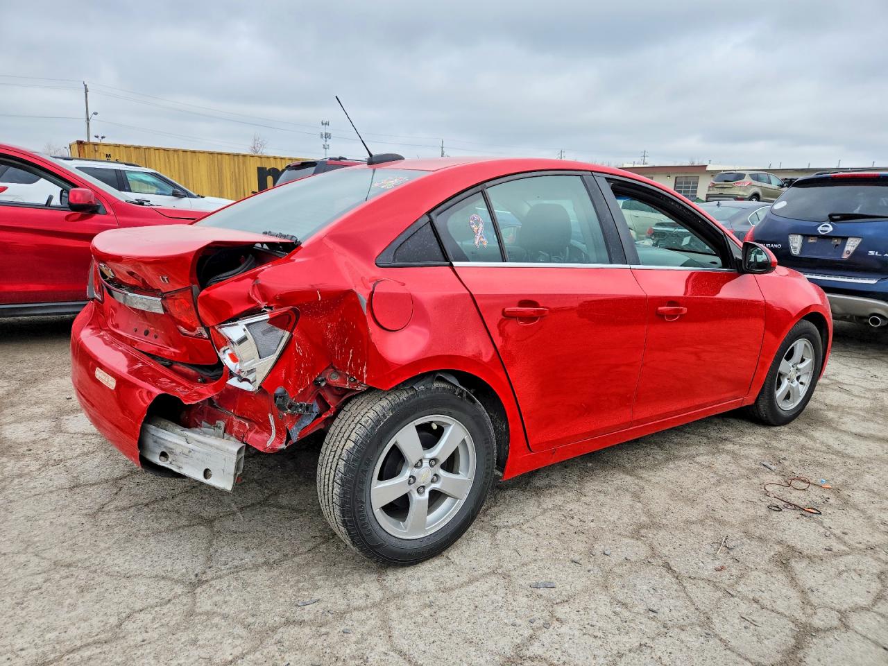 2015 Chevrolet Cruze Lt Красный vin: 1G1PC5SB1F7285866