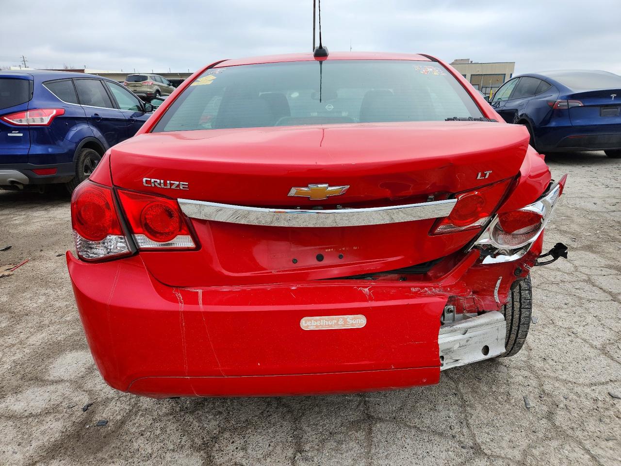2015 Chevrolet Cruze Lt Красный vin: 1G1PC5SB1F7285866