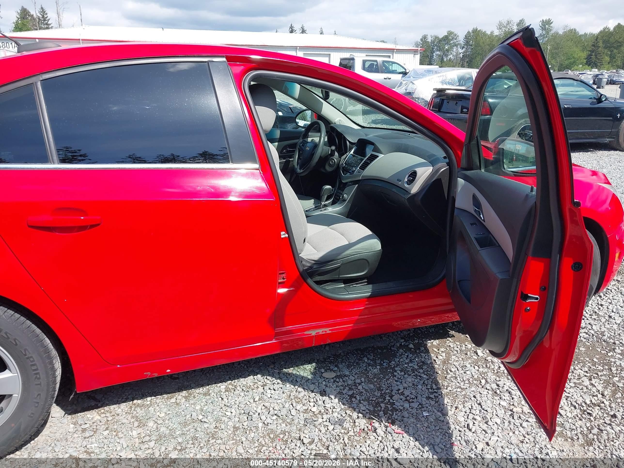 2015 Chevrolet Cruze 1lt Auto Красный vin: 1G1PC5SB1F7290999