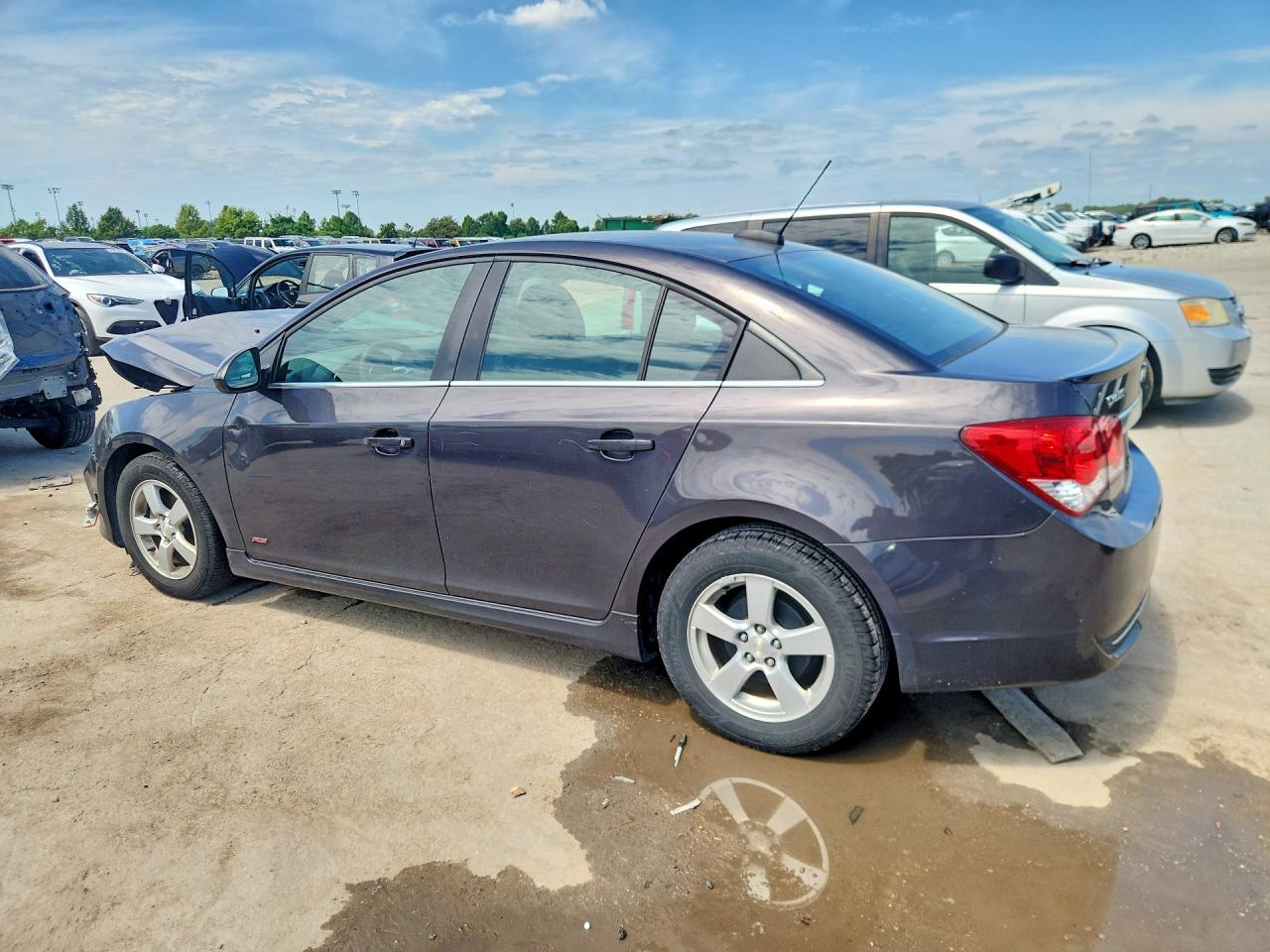2015 Chevrolet Cruze Lt Gray vin: 1G1PC5SB1F7293997