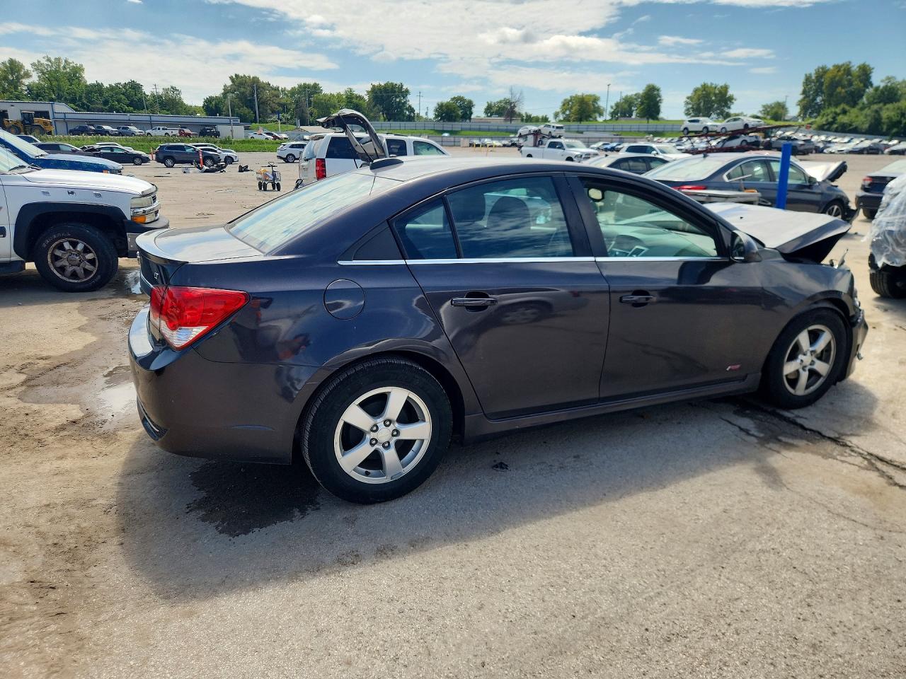 2015 Chevrolet Cruze Lt Gray vin: 1G1PC5SB1F7293997