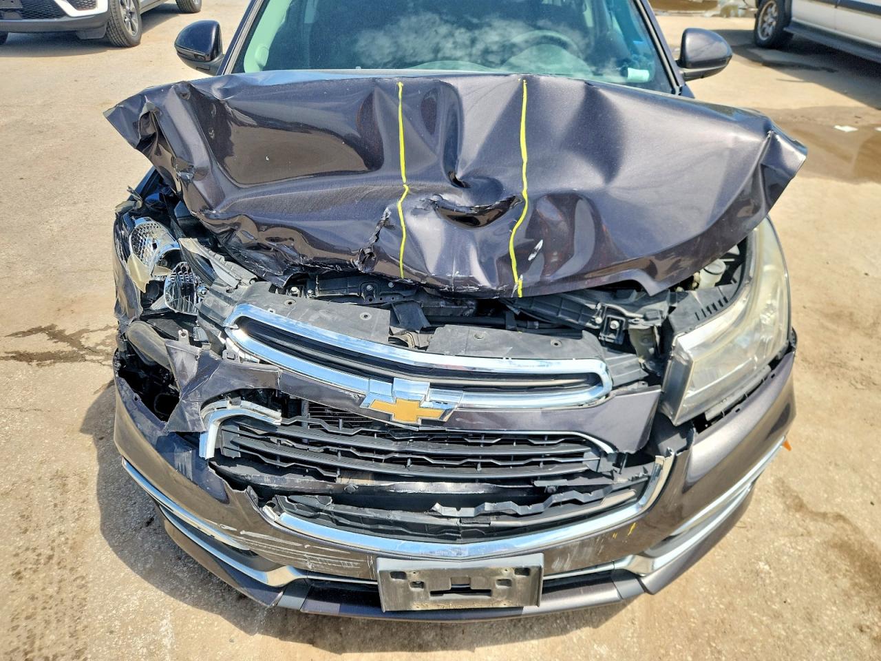 2015 Chevrolet Cruze Lt Gray vin: 1G1PC5SB1F7293997