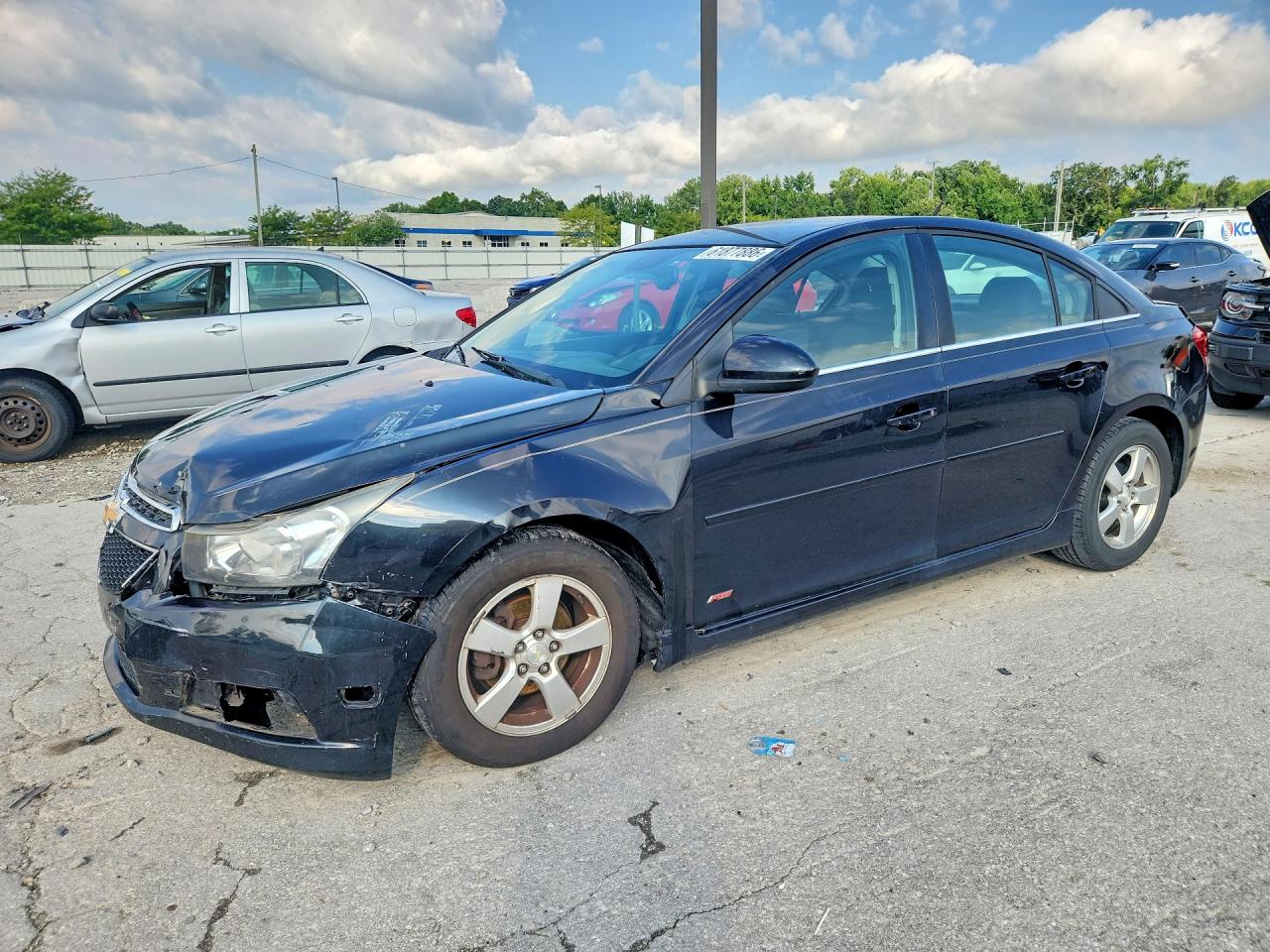 2013 Chevrolet Cruze Lt Gray vin: 1G1PC5SB2D7103282