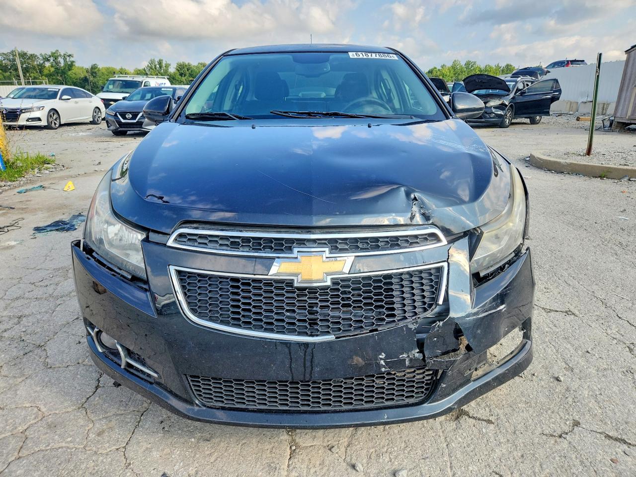 2013 Chevrolet Cruze Lt Gray vin: 1G1PC5SB2D7103282