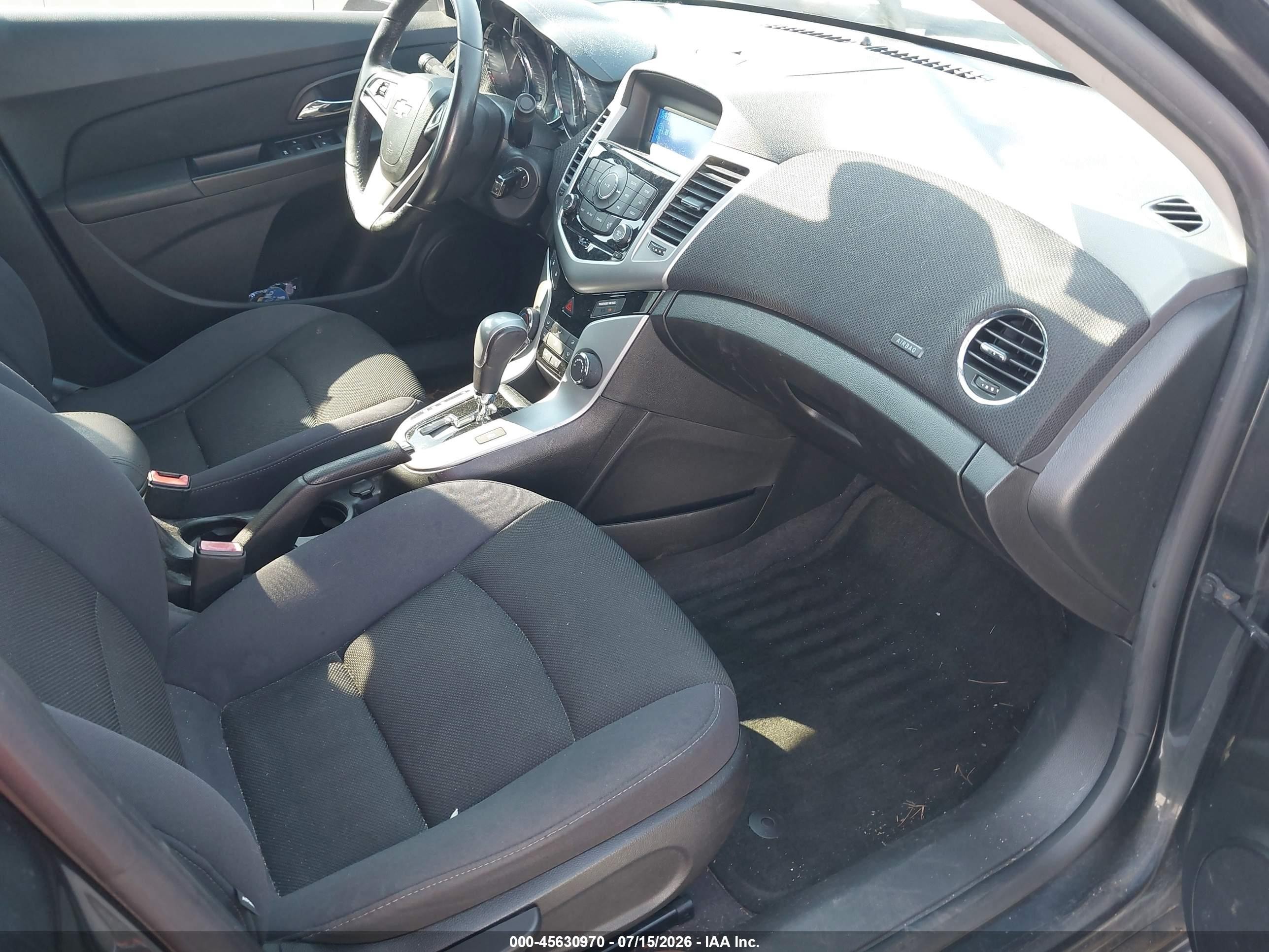 2013 Chevrolet Cruze 1lt Auto Gray vin: 1G1PC5SB2D7146780