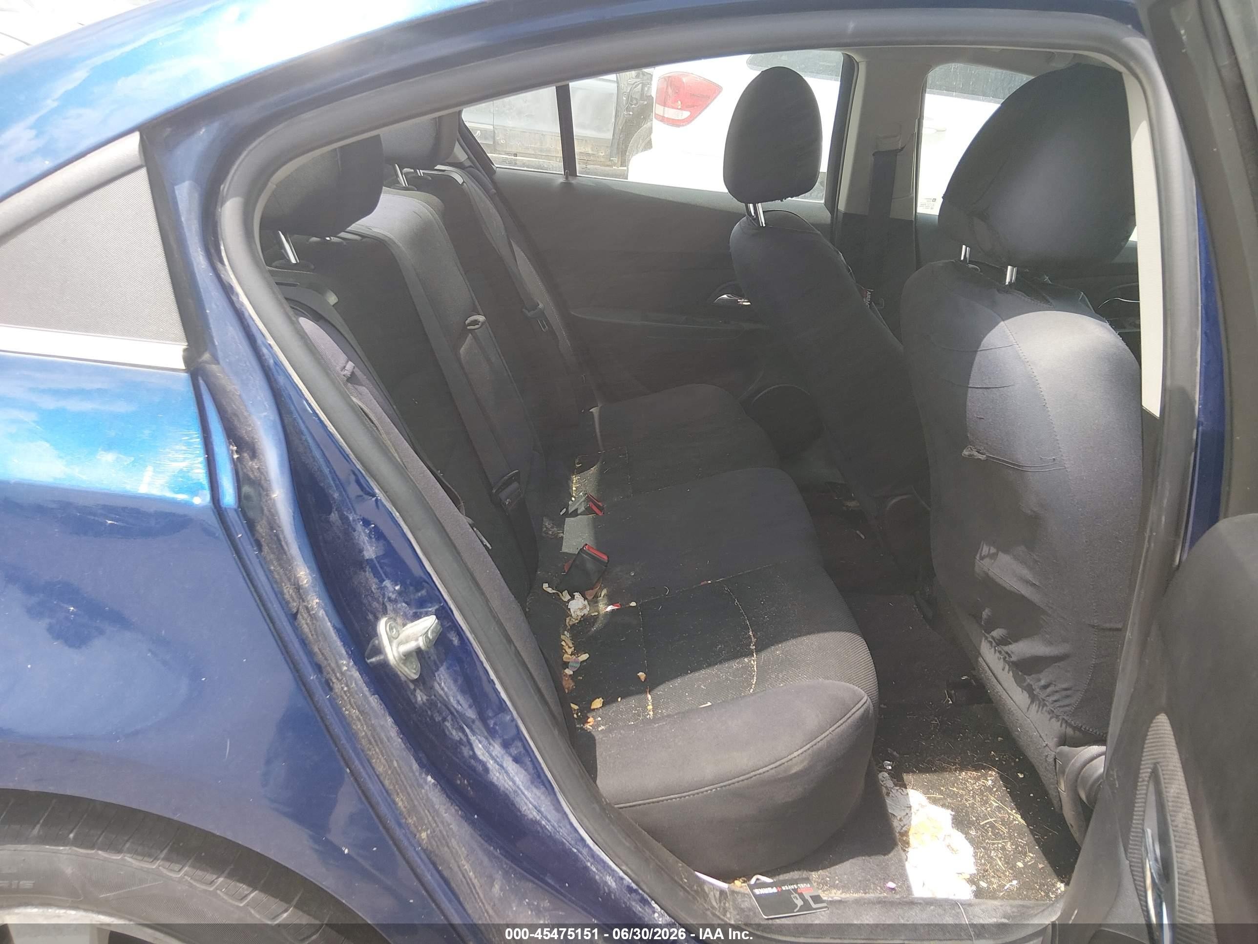 2013 Chevrolet Cruze 1lt Auto Blue vin: 1G1PC5SB2D7180699
